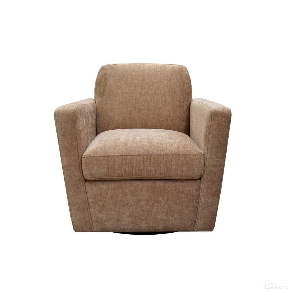 The appearance of Cooper Swivel Club Chair In Latte Chenille and Black designed by LH Imports in the traditional interior design. This latte chenille/black piece of furniture was selected by 1StopBedrooms from Cooper Collection to add a touch of cosiness and style into your home. Sku: DAV011-LAT. Material: Pine.