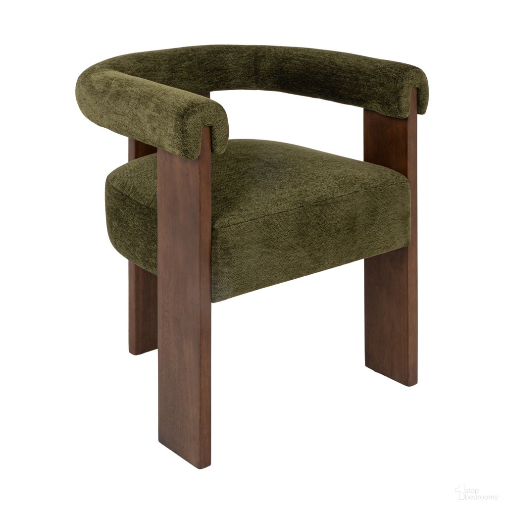The appearance of Copenhagen Modern Barrel Back Accent Chair with Velvet Upholstery In Green designed by Rowena Interiors in the modern / contemporary interior design. This green piece of furniture was selected by 1StopBedrooms from Copenhagen Collection to add a touch of cosiness and style into your home. Sku: EC2251. Material: Plywood.