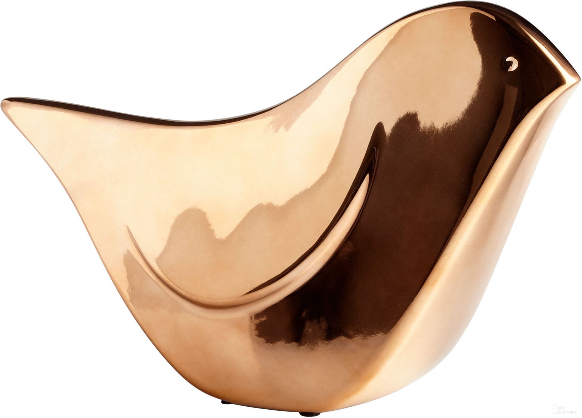 The appearance of Copper Large Radiant Perch Sculpture designed by Cyan Design in the modern / contemporary interior design. This brown piece of furniture  was selected by 1StopBedrooms from  to add a touch of cosiness and style into your home. Sku: 08493. Material: Ceramic.