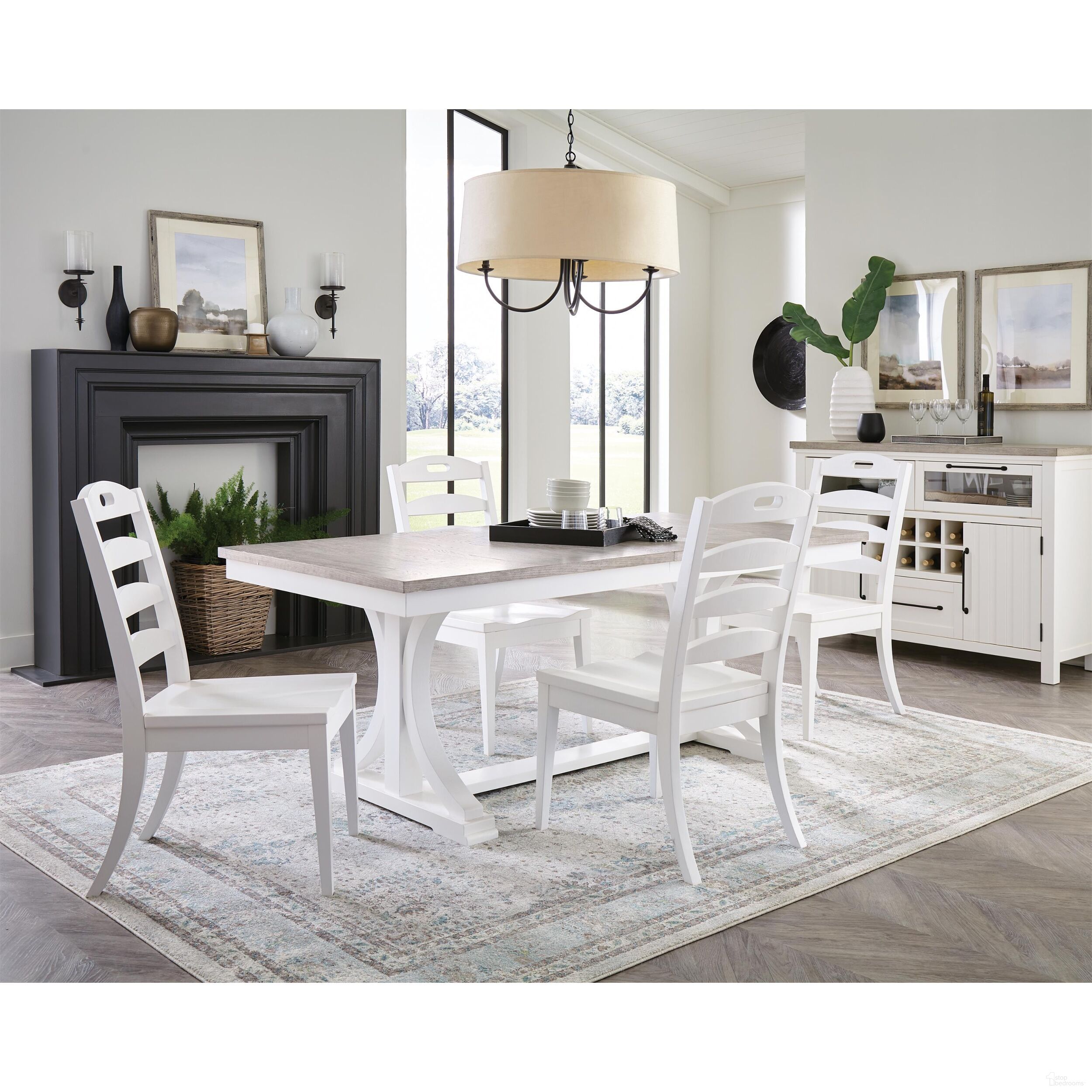 Riverside Furniture Cora Ladderback Side Chair - Thumbnail 5