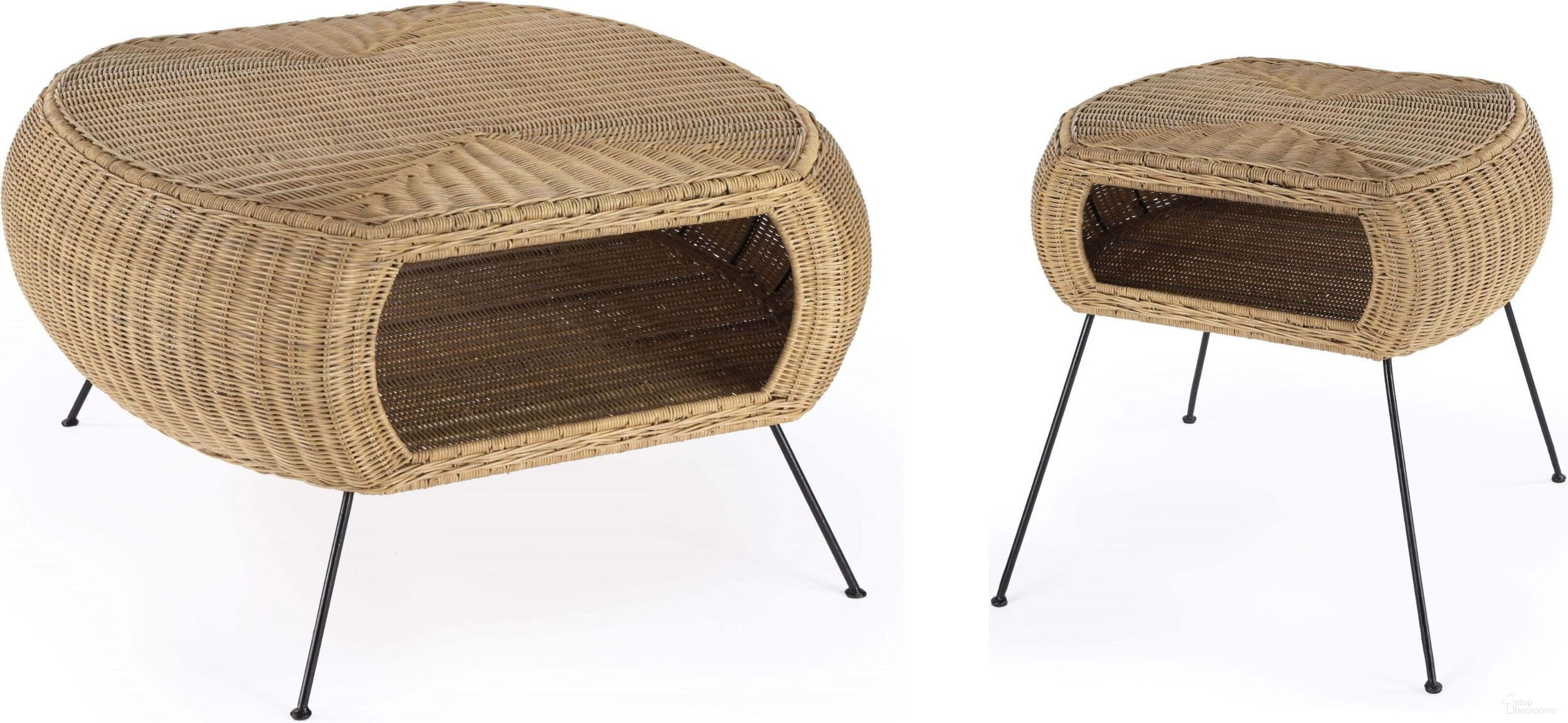 Butler Specialty Furniture Coralitta Rattan Coffee Table - Thumbnail 5