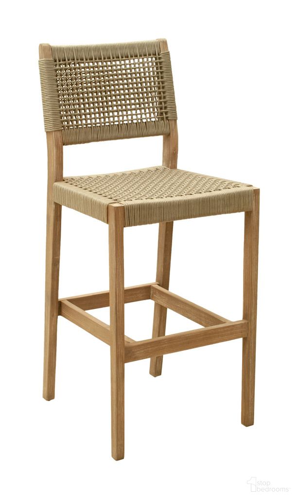 The appearance of Corde Barstool In Beige designed by Zuo Modern in the modern / contemporary interior design. This beige piece of furniture was selected by 1StopBedrooms from Corde Collection to add a touch of cosiness and style into your home. Sku: 704102. Material: Acacia Wood.