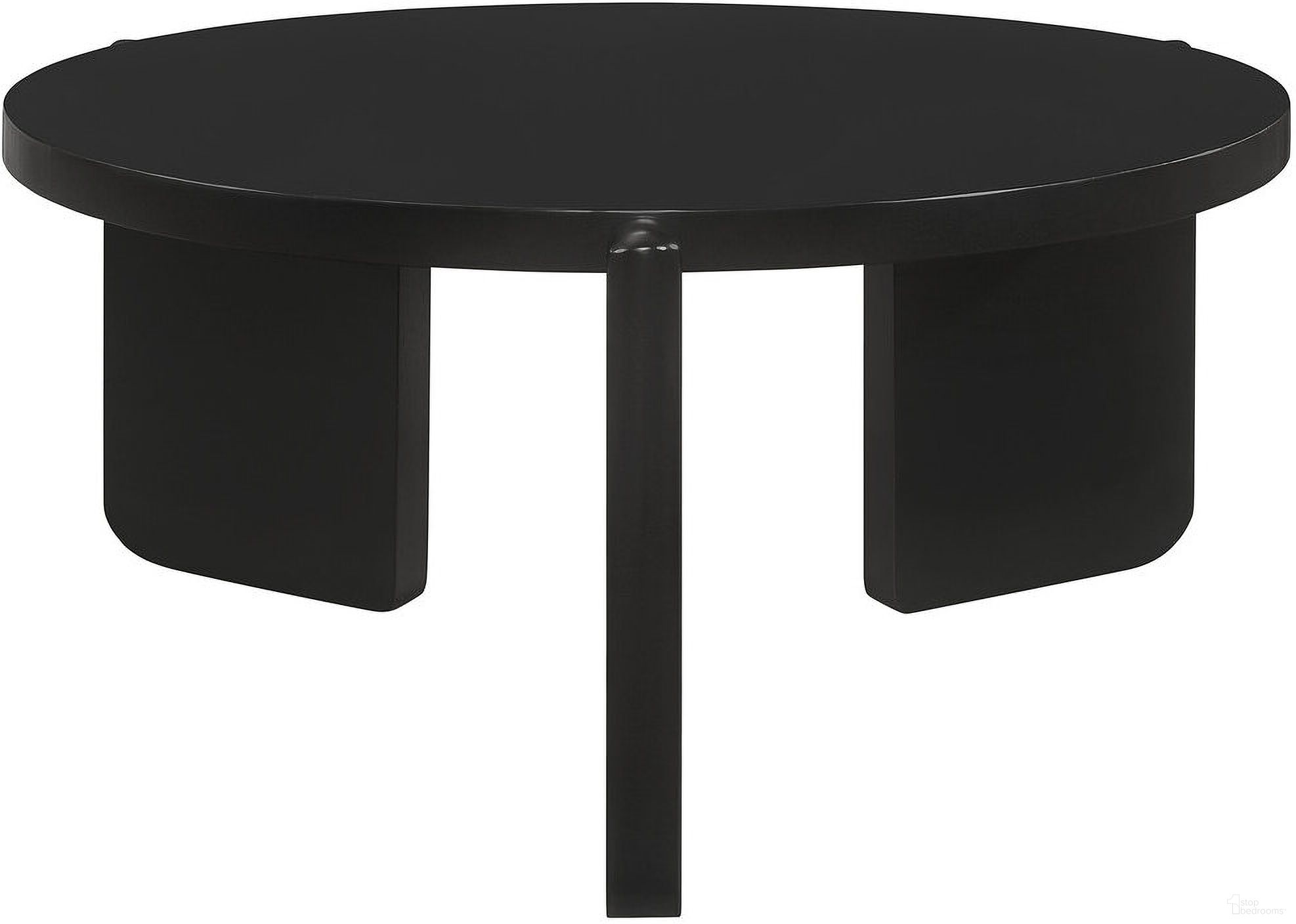 The appearance of Cordova Round Solid Wood Coffee Table Black designed by Coaster in the modern / contemporary interior design. This black piece of furniture  was selected by 1StopBedrooms from Cordova Collection to add a touch of cosiness and style into your home. Sku: 709678. Material: Wood.