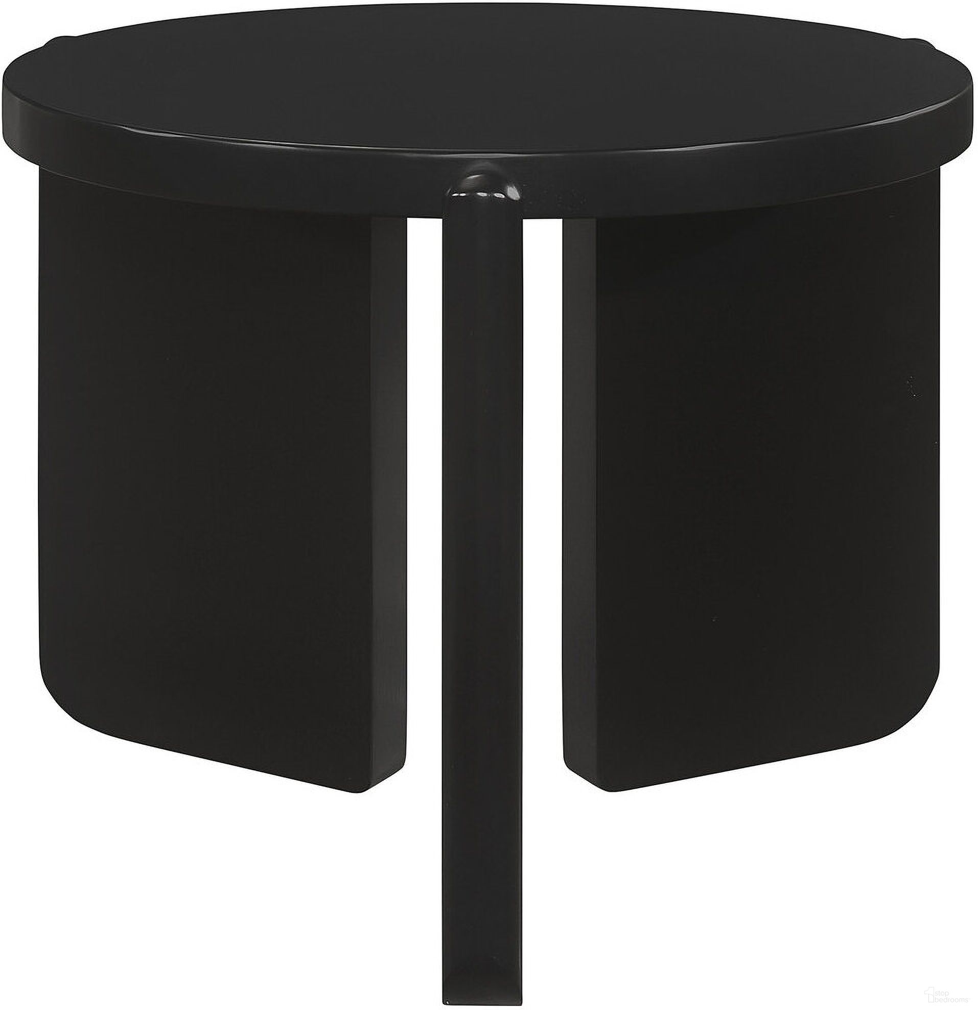 The appearance of Cordova Round Solid Wood End Table Black designed by Coaster in the modern / contemporary interior design. This black piece of furniture  was selected by 1StopBedrooms from Cordova Collection to add a touch of cosiness and style into your home. Sku: 709677. Material: Wood.