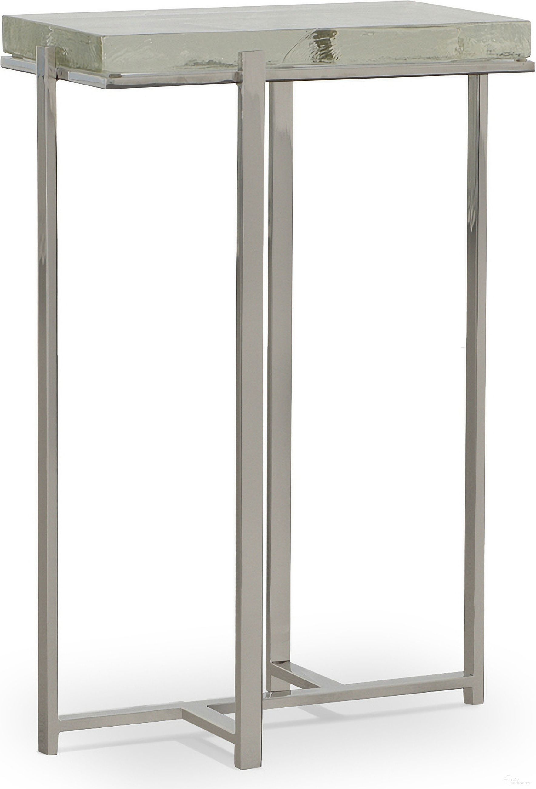 The appearance of Cori Accent Table In Polished Nickel designed by Century Furniture in the modern / contemporary interior design. This polished nickel piece of furniture  was selected by 1StopBedrooms from Grand Tour Furniture Collection to add a touch of cosiness and style into your home. Sku: SF6093. Material: Metal.