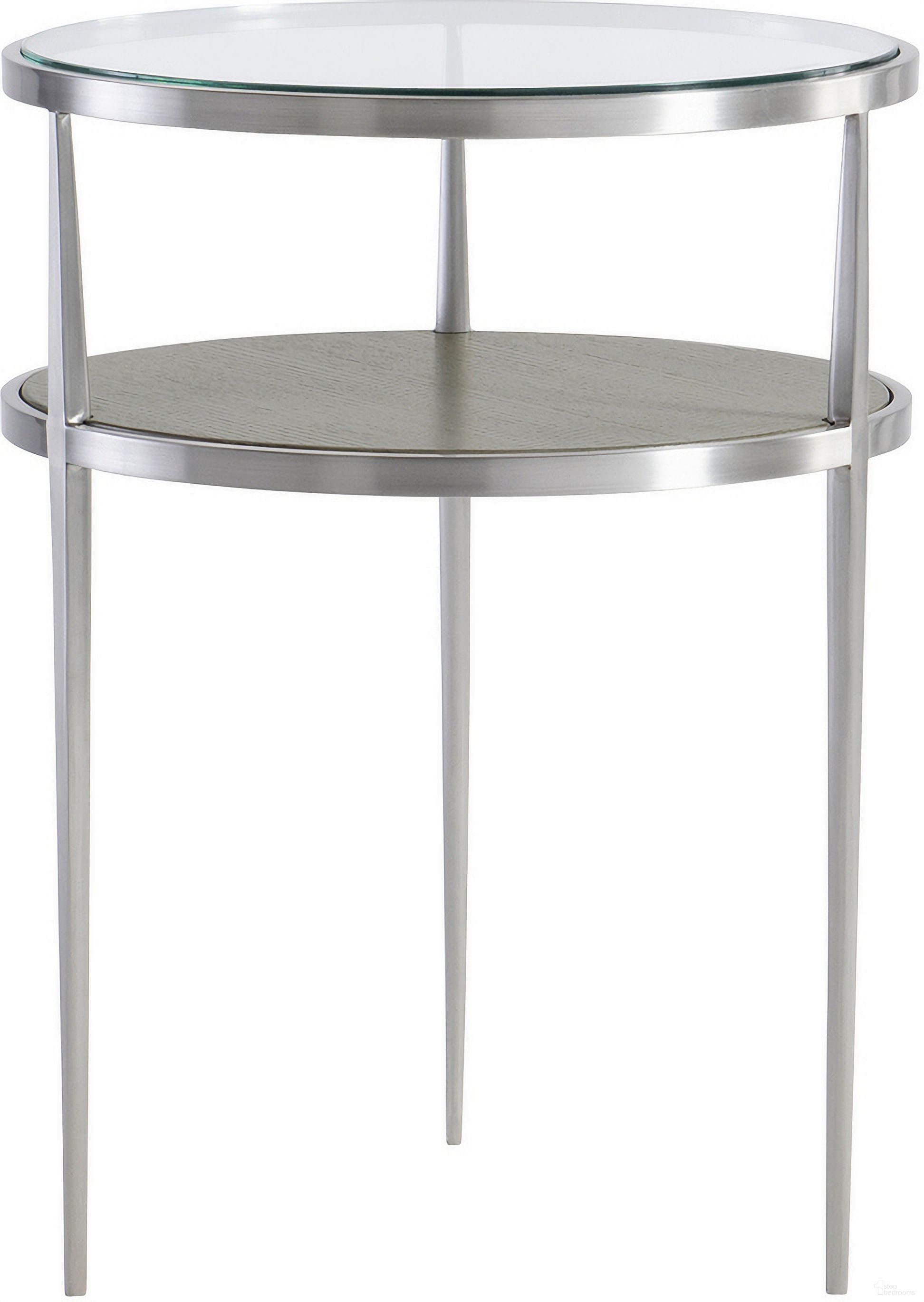The appearance of Cornelia Accent Table designed by Bernhardt in the traditional interior design. This nebbia piece of furniture  was selected by 1StopBedrooms from Cornelia Collection to add a touch of cosiness and style into your home. Sku: 331123. Material: Glass.