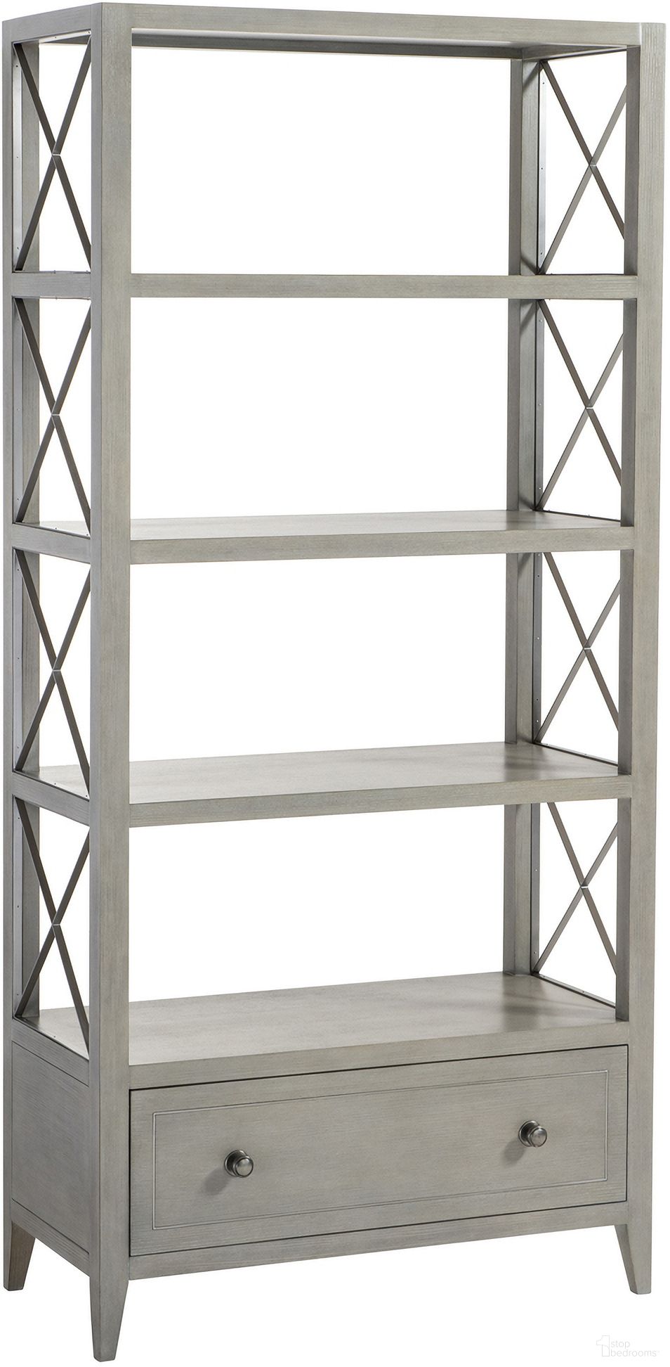 The appearance of Cornelia Etagere designed by Bernhardt in the traditional interior design. This nebbia piece of furniture was selected by 1StopBedrooms from Cornelia Collection to add a touch of cosiness and style into your home. Sku: 331812. Material: Metal.