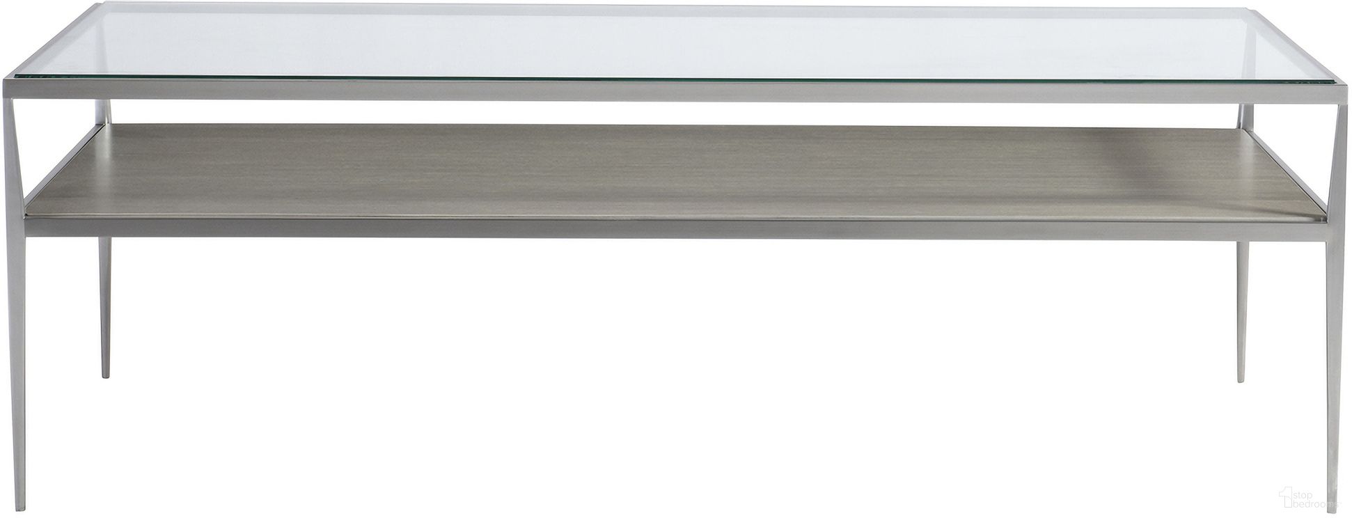 The appearance of Cornelia Glass Cocktail Table designed by Bernhardt in the traditional interior design. This nebbia piece of furniture  was selected by 1StopBedrooms from Cornelia Collection to add a touch of cosiness and style into your home. Sku: 331021. Material: Glass.