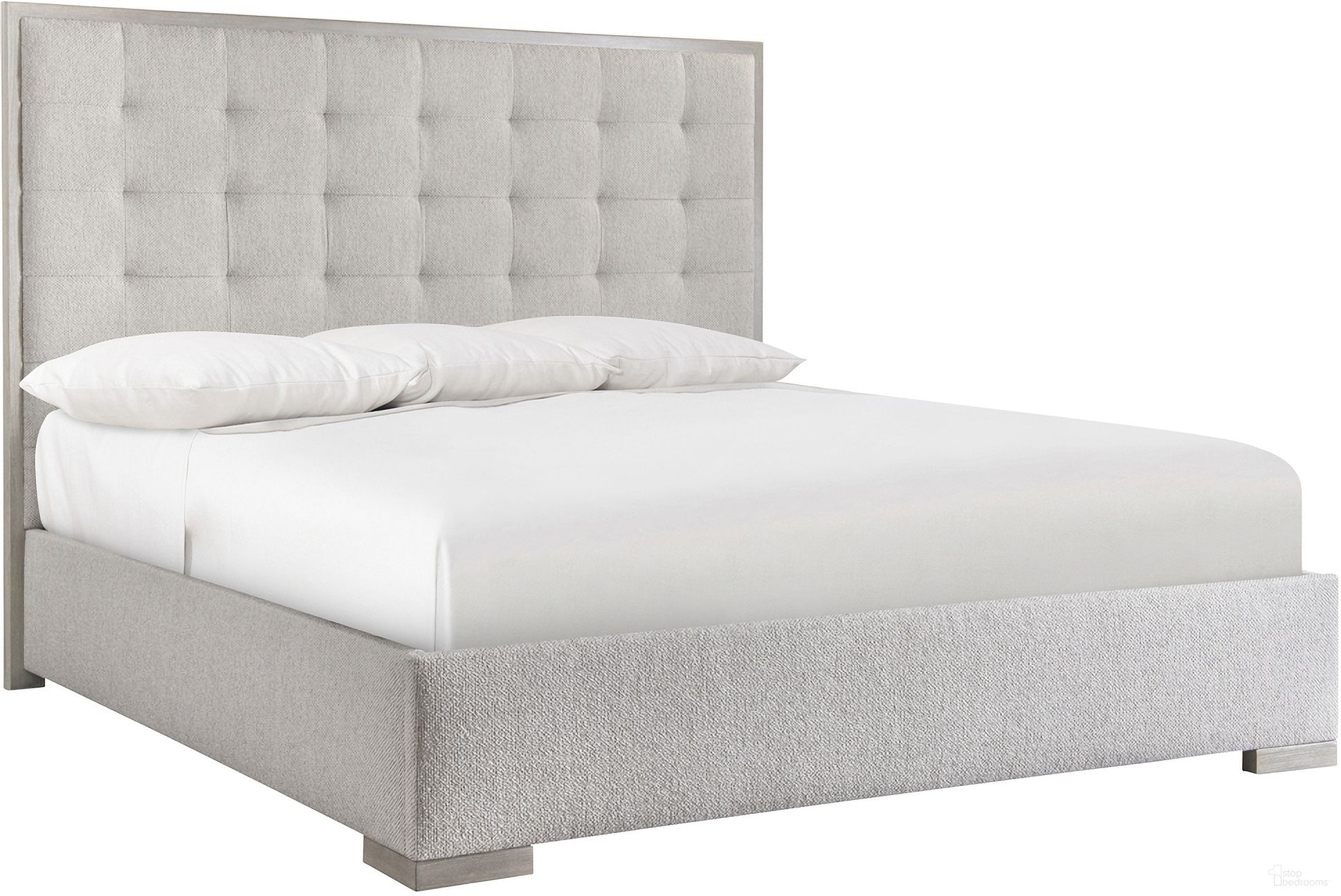 The appearance of Cornelia Queen Panel Bed designed by Bernhardt in the traditional interior design. This nebbia piece of furniture  was selected by 1StopBedrooms from Cornelia Collection to add a touch of cosiness and style into your home. Sku: 331FR01;331H01. Bed Type: Panel Bed. Material: Fabric. Bed Size: Queen.