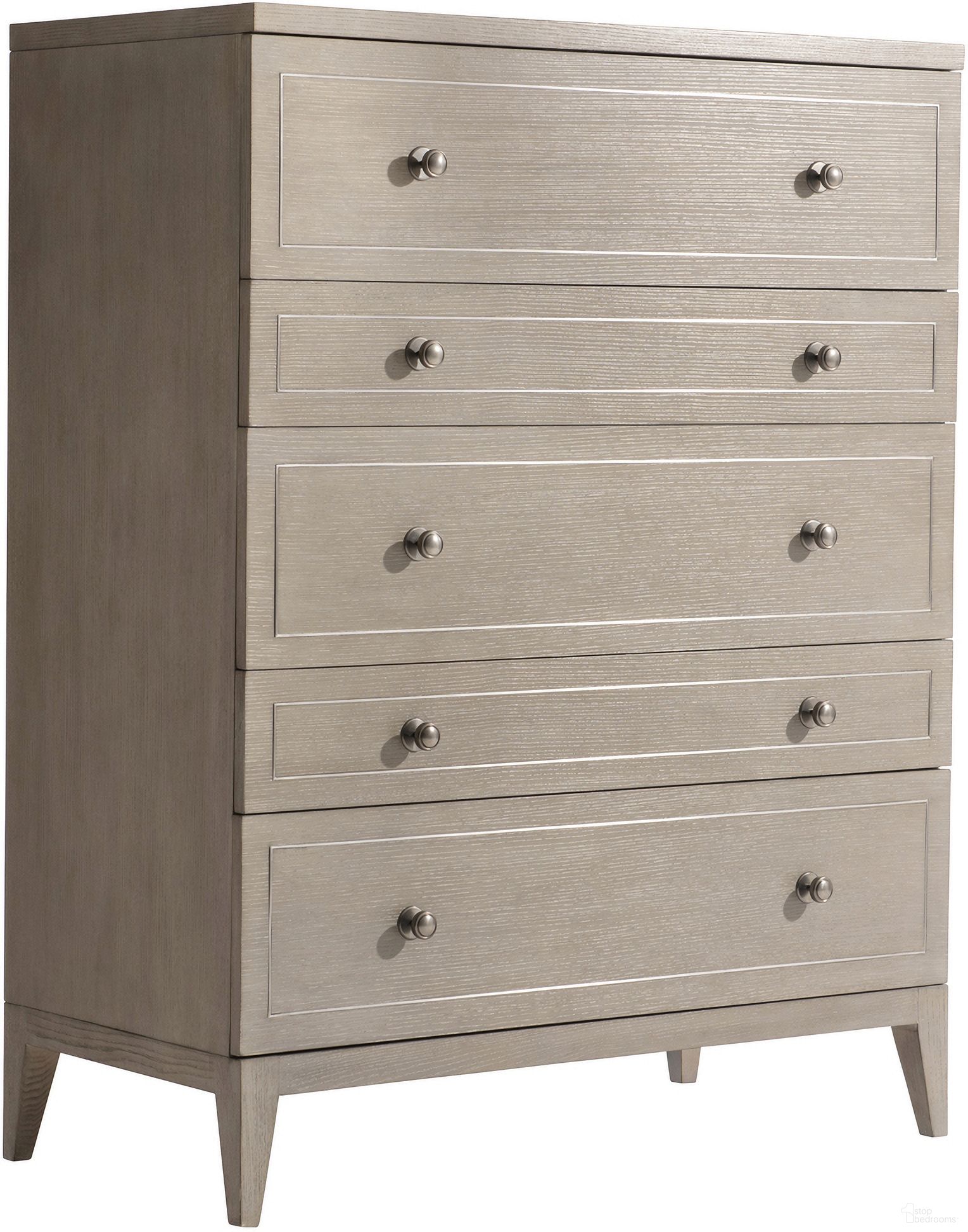 The appearance of Cornelia Tall Drawer Chest designed by Bernhardt in the traditional interior design. This nebbia piece of furniture  was selected by 1StopBedrooms from Cornelia Collection to add a touch of cosiness and style into your home. Sku: 331118. Material: Wood.