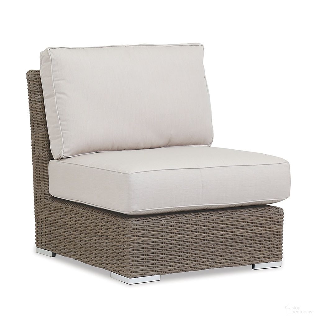 The appearance of Coronado Armless Club Chair in Canvas Flax designed by Sunset West in the transitional interior design. This canvas flax piece of furniture was selected by 1StopBedrooms from Coronado Collection to add a touch of cosiness and style into your home. Sku: SW2101-AC-FLAX-STKIT. Material: Resin Wicker.