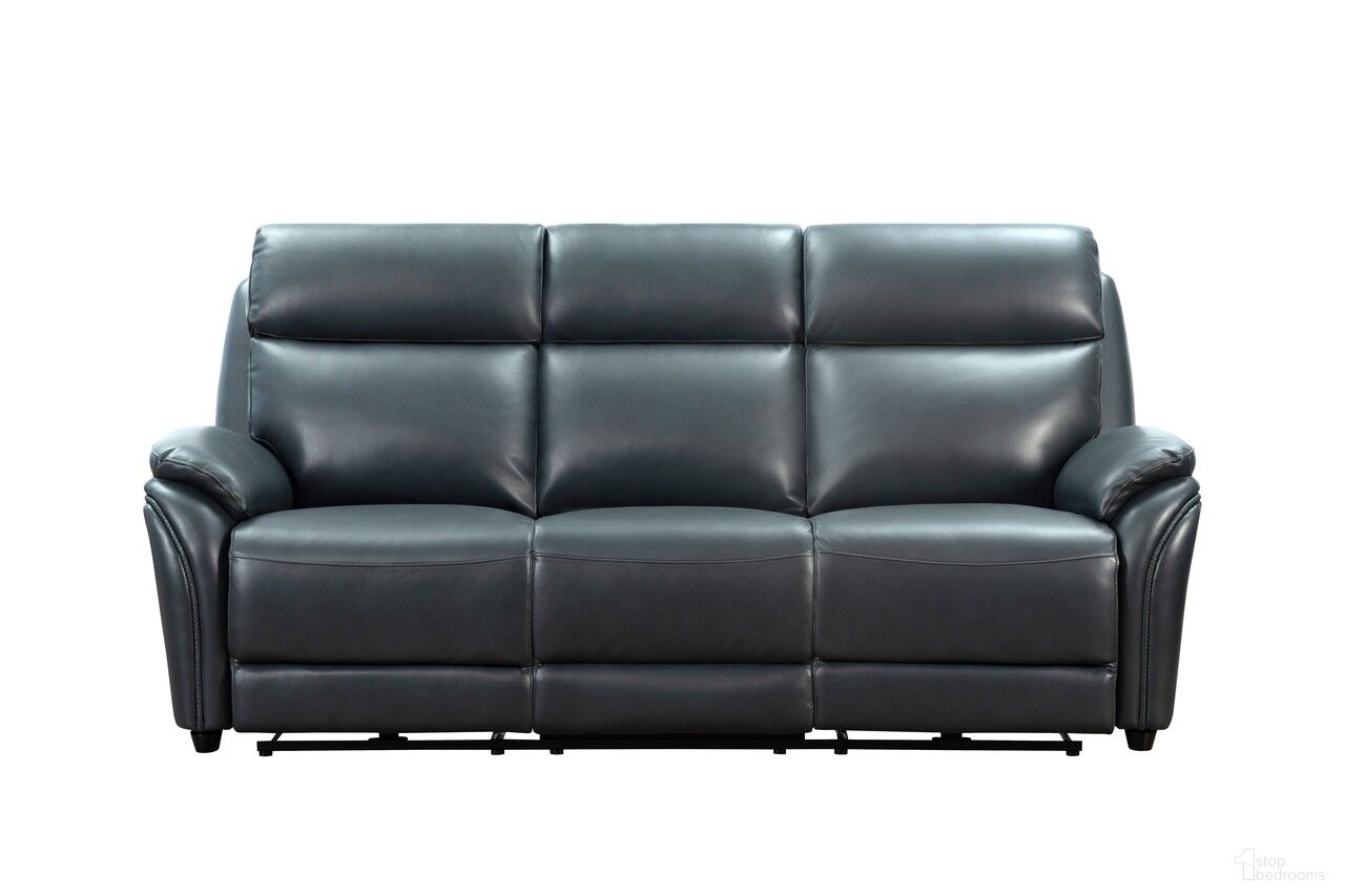 The appearance of Corry Power Reclining Sofa with Power Head Rests, Power Lumbar and Dropdown Table In Dark Blue designed by BarcaLounger in the modern / contemporary interior design. This dark blue piece of furniture  was selected by 1StopBedrooms from Corry Collection to add a touch of cosiness and style into your home. Sku: 39PHL1670378547. Material: Leather Match.