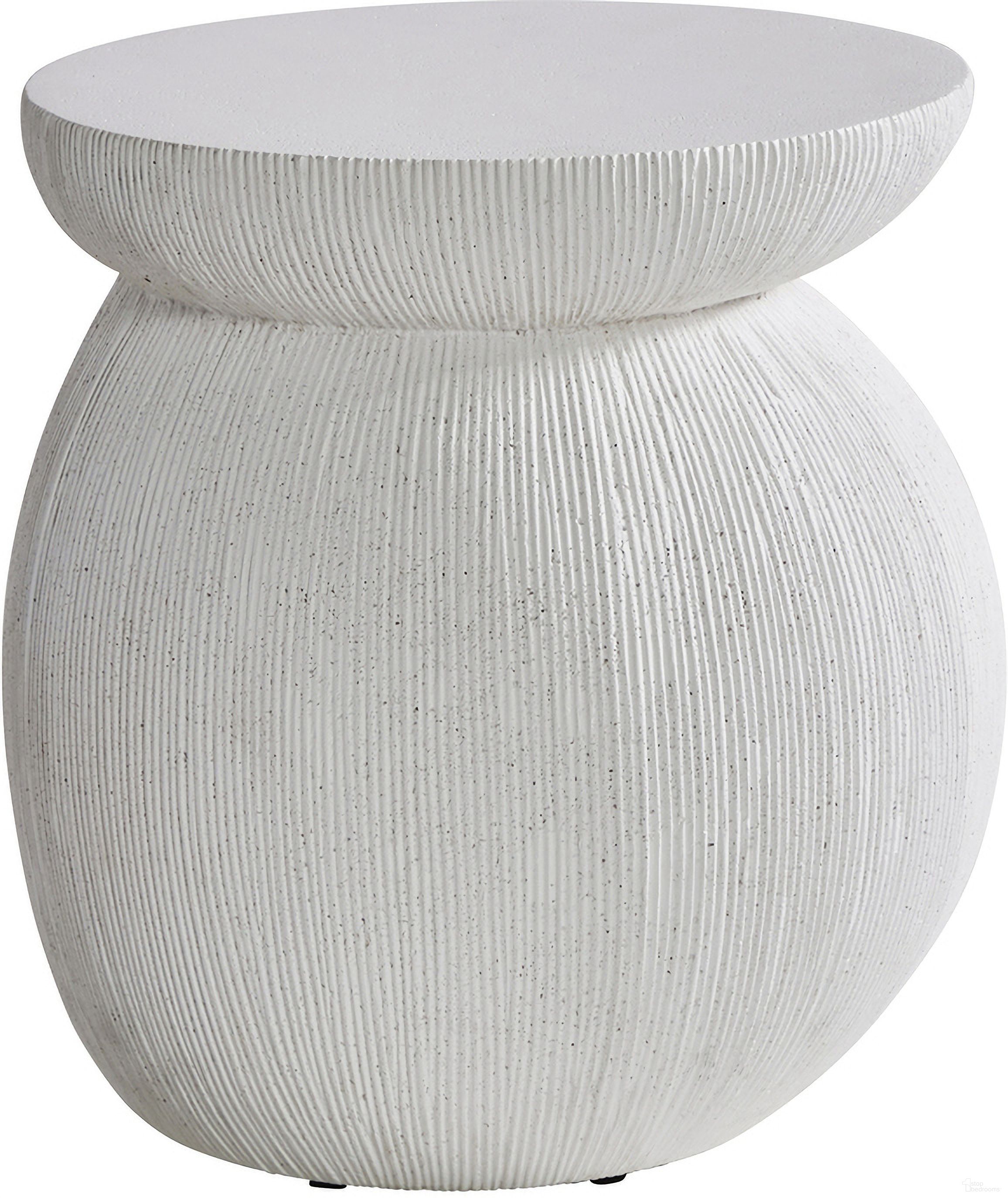The appearance of Corsica Outdoor Accent Table designed by Bernhardt in the modern / contemporary interior design. This natural piece of furniture was selected by 1StopBedrooms from Corsica Collection to add a touch of cosiness and style into your home. Sku: X04113. Table Top Shape: Round. Material: Stonecast.