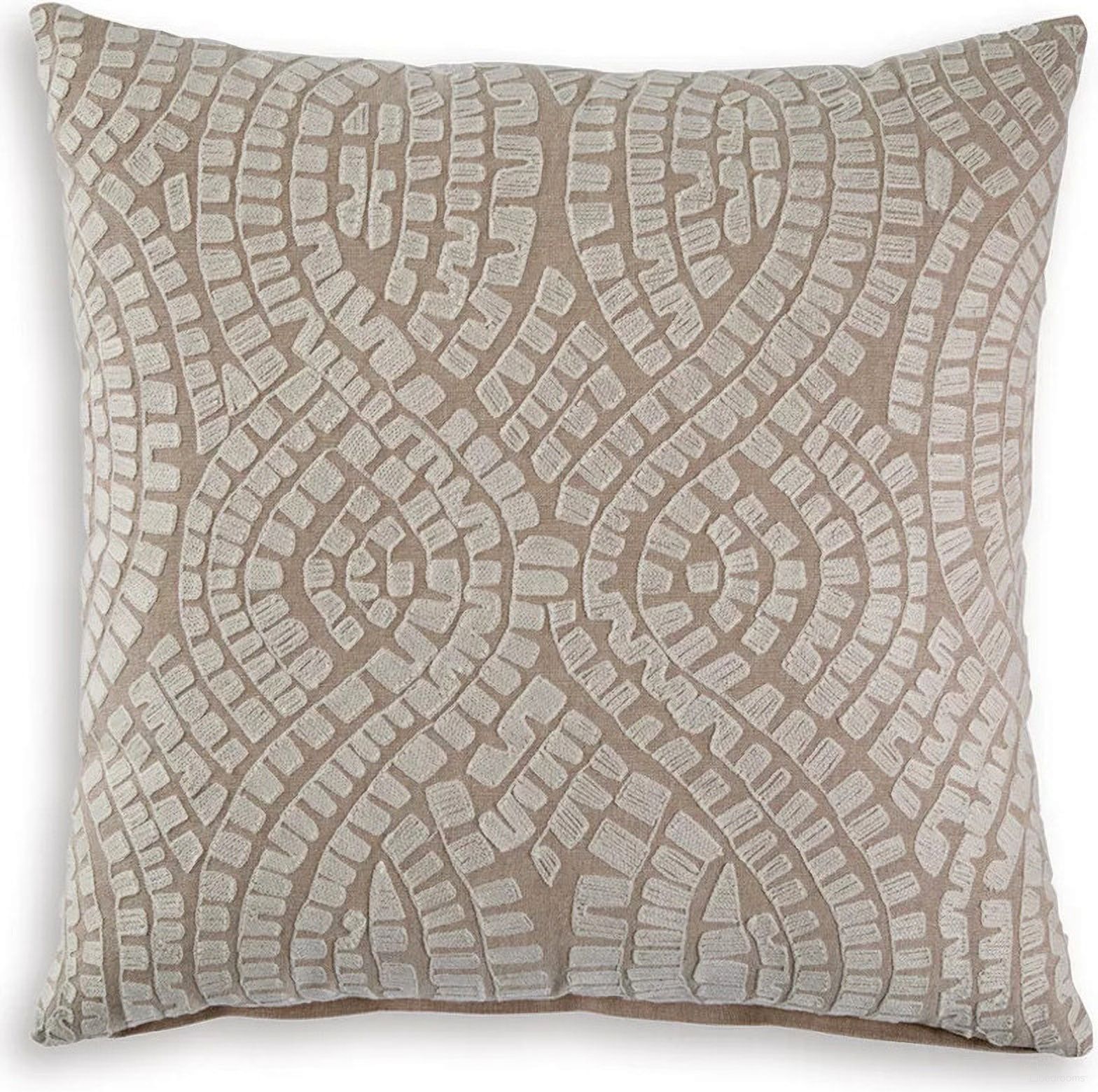The appearance of Cortlen Pillow Set of 4 In Beige and Ivory designed by Signature Design by Ashley in the transitional interior design. This beige and ivory piece of furniture was selected by 1StopBedrooms from Cortlen Collection to add a touch of cosiness and style into your home. Sku: A1001122.