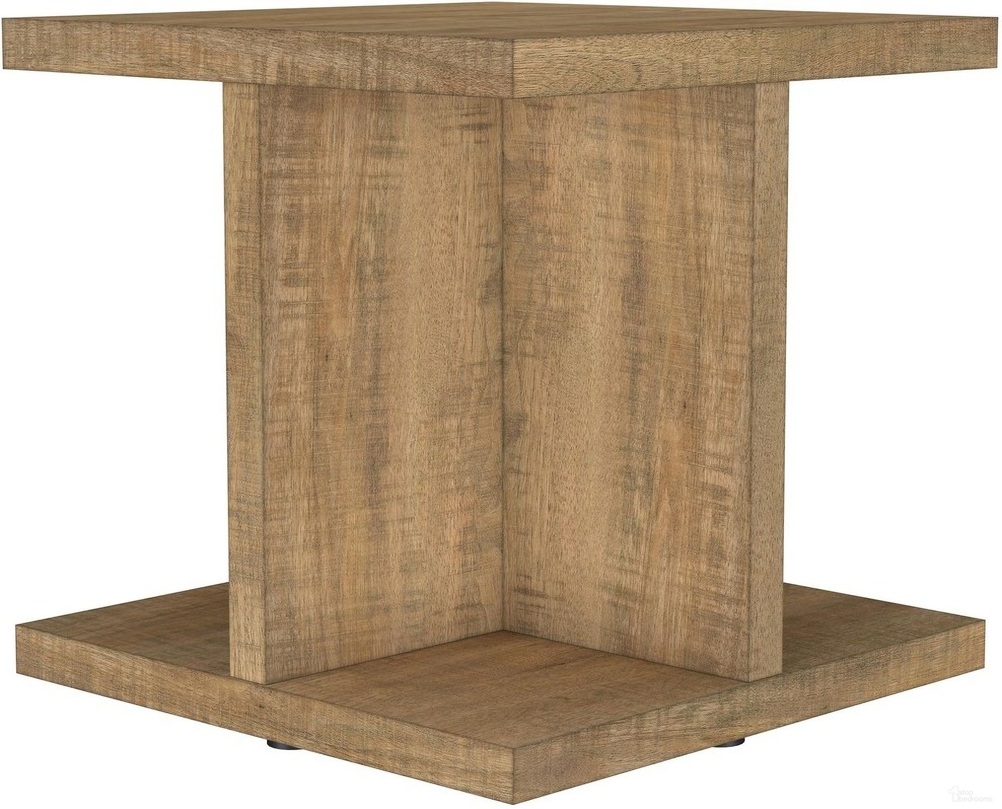 The appearance of Cortona Square Engineered Wood End Side Table In Mango designed by Coaster in the rustic / southwestern interior design. This mango piece of furniture  was selected by 1StopBedrooms from Cortona Collection to add a touch of cosiness and style into your home. Sku: 706177. Material: MDF.