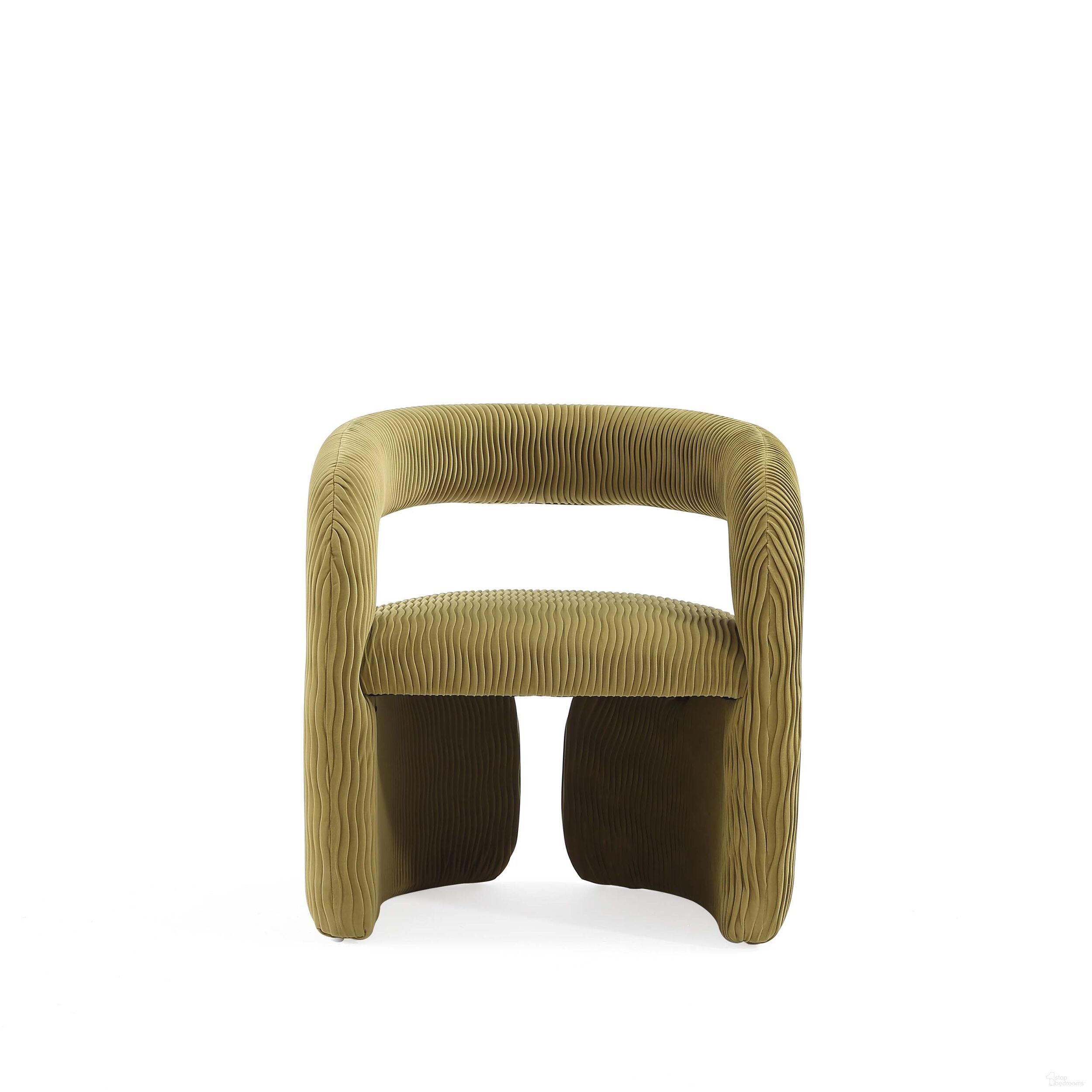 The appearance of Corvette Dining Chair In Olive Green designed by Manhattan Comfort in the transitional interior design. This olive green piece of furniture was selected by 1StopBedrooms from Corvette Collection to add a touch of cosiness and style into your home. Sku: AC068-OG. Material: Wood. Chair Type: Arm Chair.