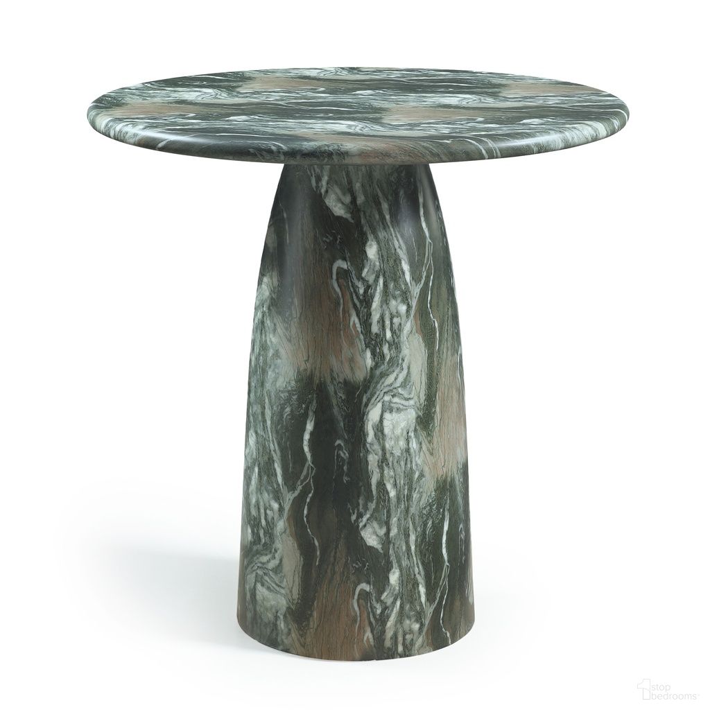 Cosenza Concrete Indoor and Outdoor Counter Height Table In Green