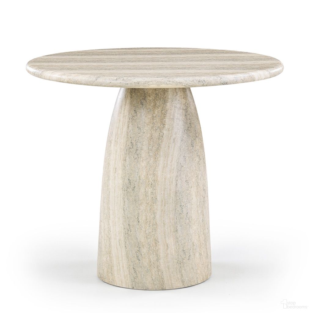 Cosenza Concrete Indoor and Outdoor Counter Height Table In Travertine