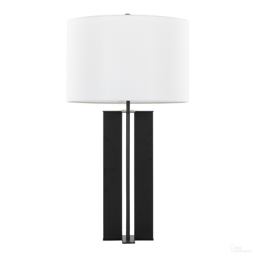 The appearance of Cosmo 28 Inch Glam Metal Table Lamp In Black and White designed by Lumisource in the modern / contemporary interior design. This black/white piece of furniture was selected by 1StopBedrooms from Cosmo Collection to add a touch of cosiness and style into your home. Sku: LTL-COSMO BKW. Material: Linen.