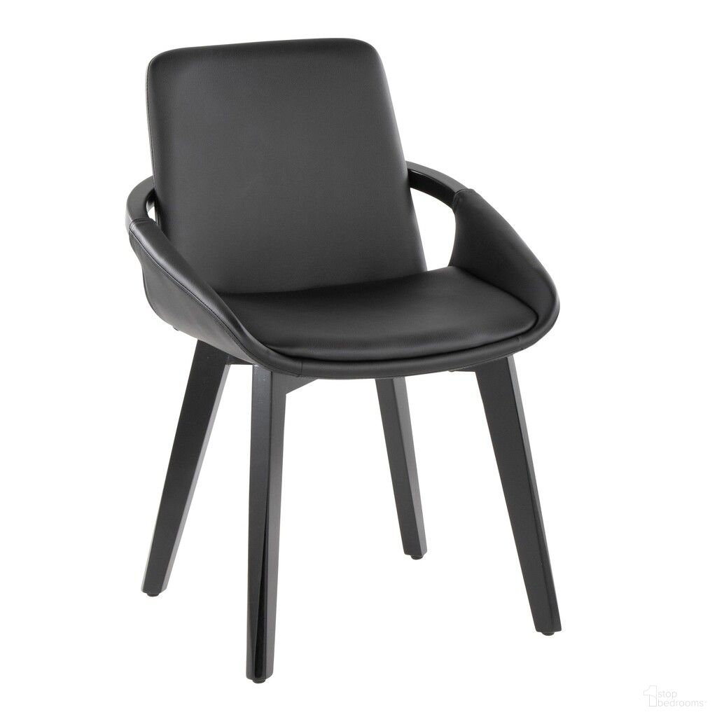 The appearance of Cosmo Chair In Black designed by Lumisource in the modern / contemporary interior design. This black piece of furniture was selected by 1StopBedrooms from Cosmo Collection to add a touch of cosiness and style into your home. Sku: CH-COSMOPU BKBK. Material: Bamboo. Chair Type: Arm Chair.
