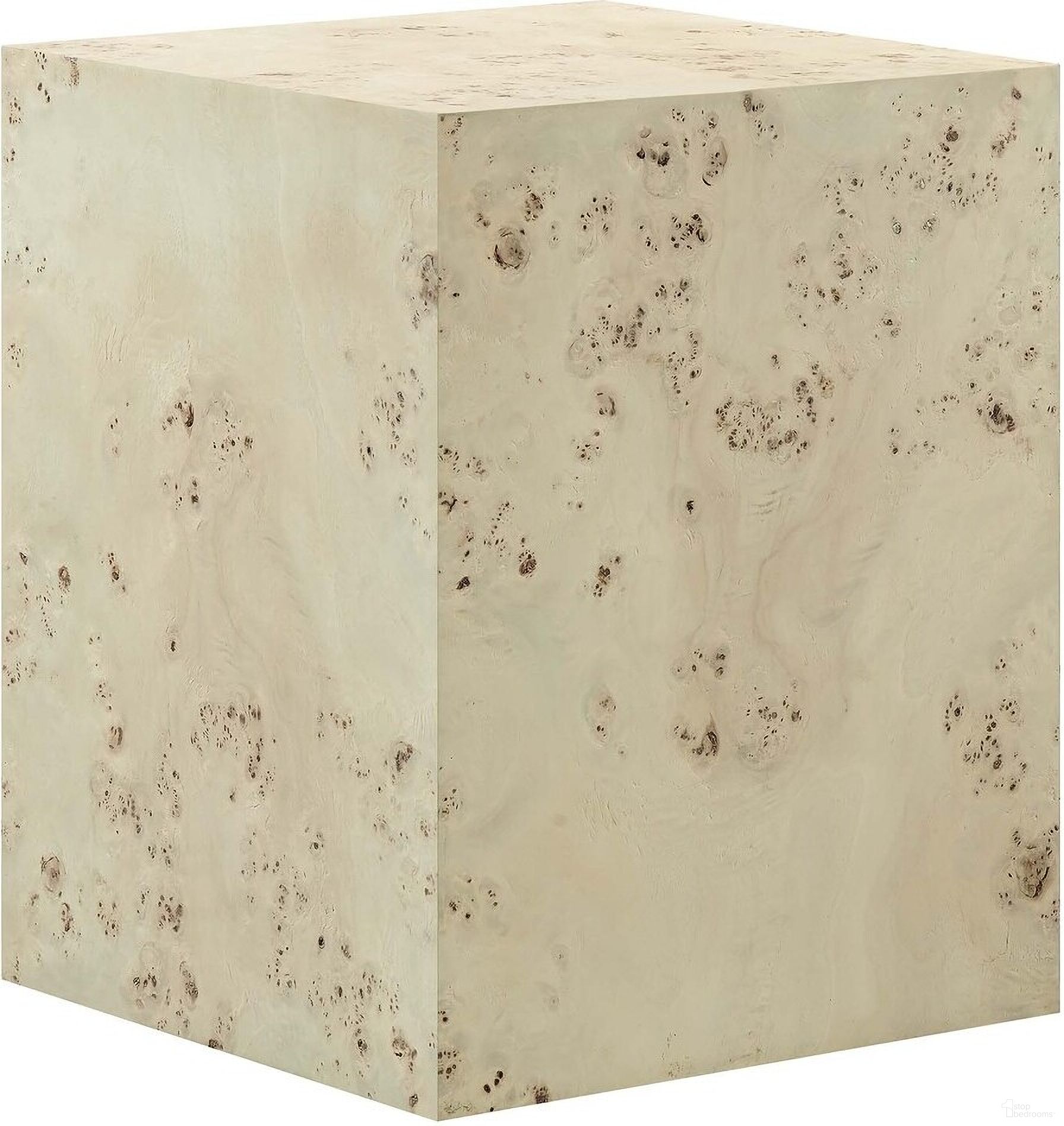 The appearance of Cosmos 16 Inch Square Burl Wood Side Table In Burl designed by Modway in the modern / contemporary interior design. This burl piece of furniture  was selected by 1StopBedrooms from Cosmos Collection to add a touch of cosiness and style into your home. Sku: EEI-6273-BLB. Material: MDF.