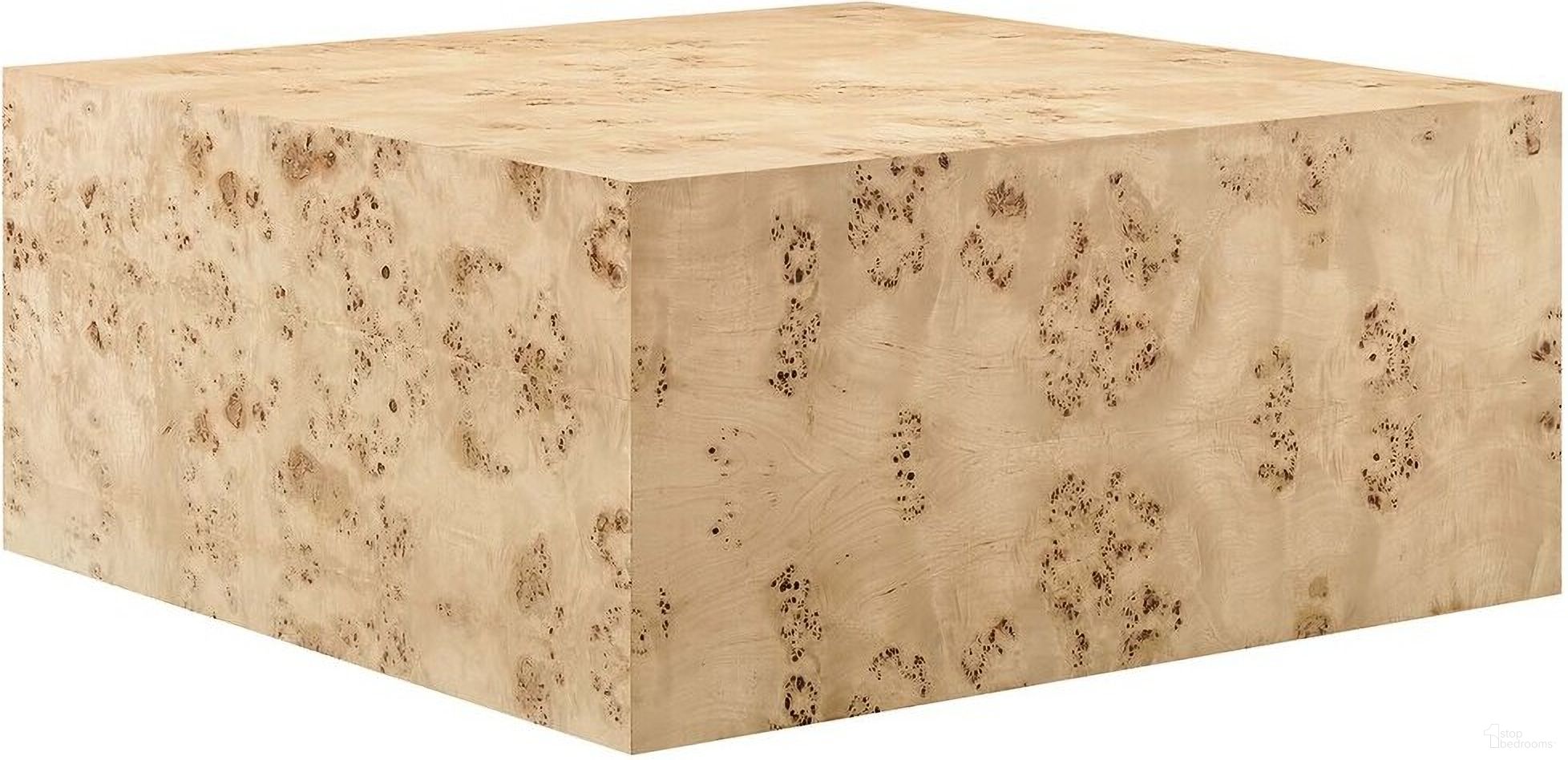 The appearance of Cosmos 36 Inch Square Burl Wood Coffee Table In Burl designed by Modway in the modern / contemporary interior design. This burl piece of furniture  was selected by 1StopBedrooms from Cosmos Collection to add a touch of cosiness and style into your home. Sku: EEI-6272-NAB. Material: MDF.