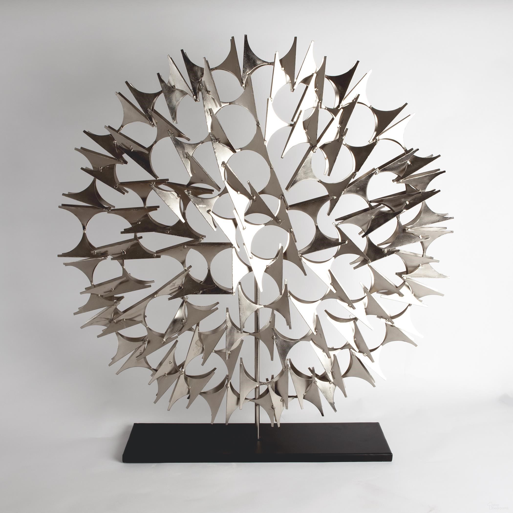 Cosmos Large Sculpture In Nickel