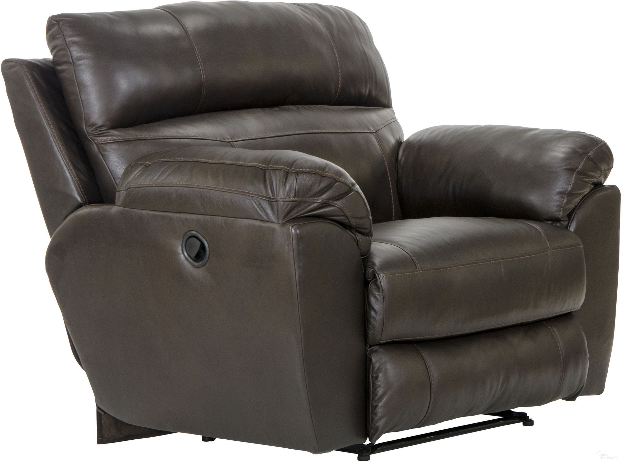 The appearance of Costa Lay Flat Recliner In Chocolate designed by Catnapper in the traditional interior design. This chocolate piece of furniture was selected by 1StopBedrooms from Costa Collection to add a touch of cosiness and style into your home. Sku: 40707127389307389. Material: Leather.