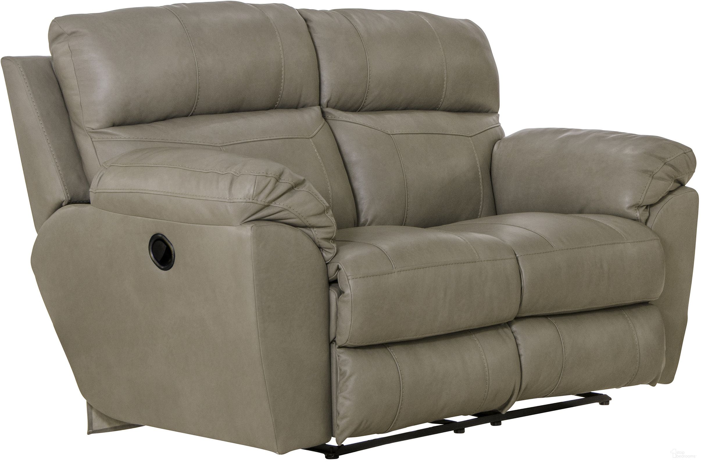 The appearance of Costa Lay Flat Reclining Loveseat In Putty designed by Catnapper in the traditional interior design. This putty piece of furniture was selected by 1StopBedrooms from Costa Collection to add a touch of cosiness and style into your home. Sku: 4072127356307356. Material: Leather.