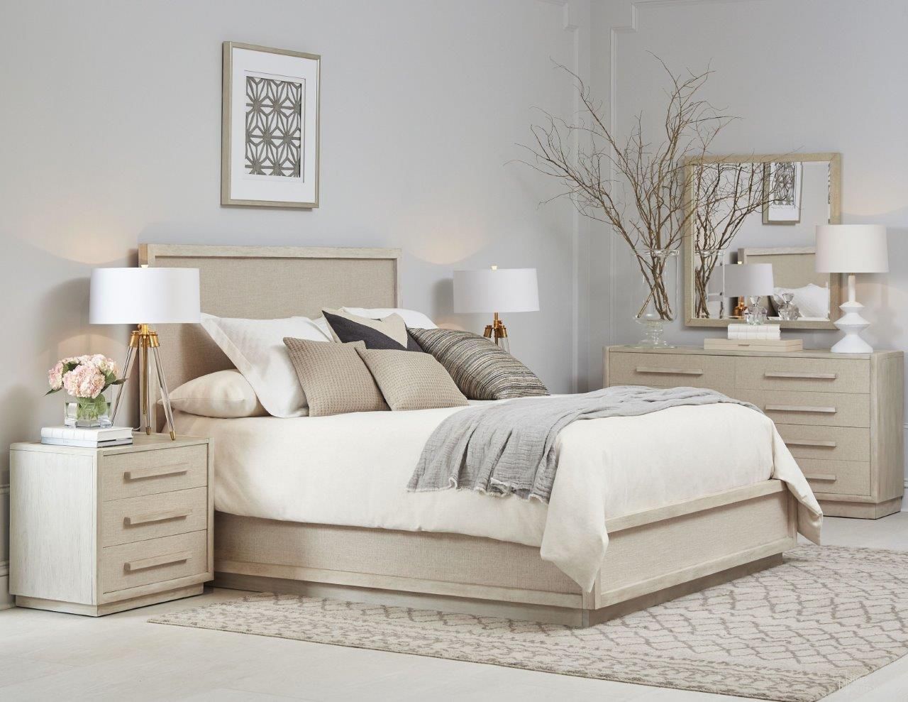 Cotiere Linen Panel Bedroom Set