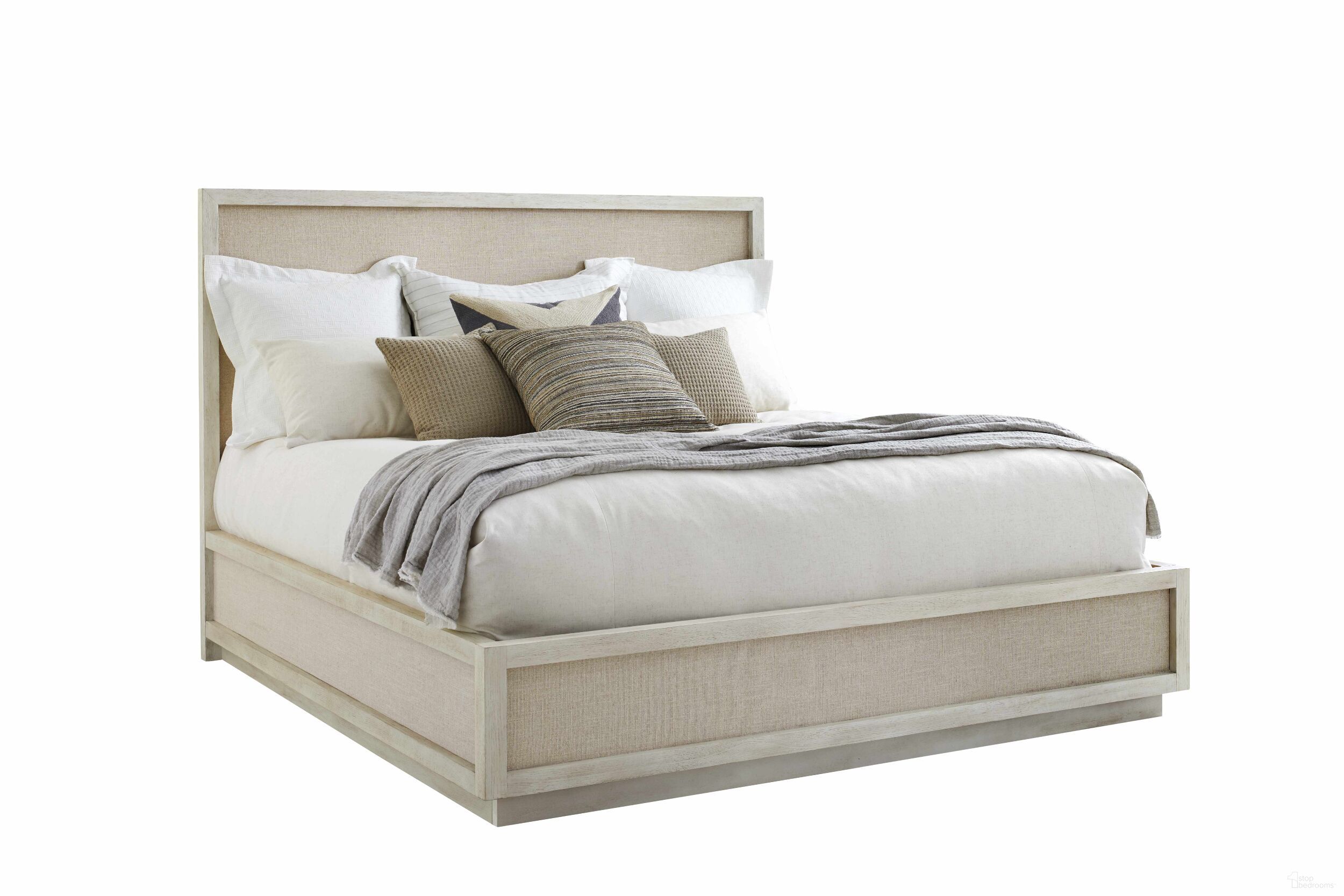 Cotiere Queen Panel Bed In Beige