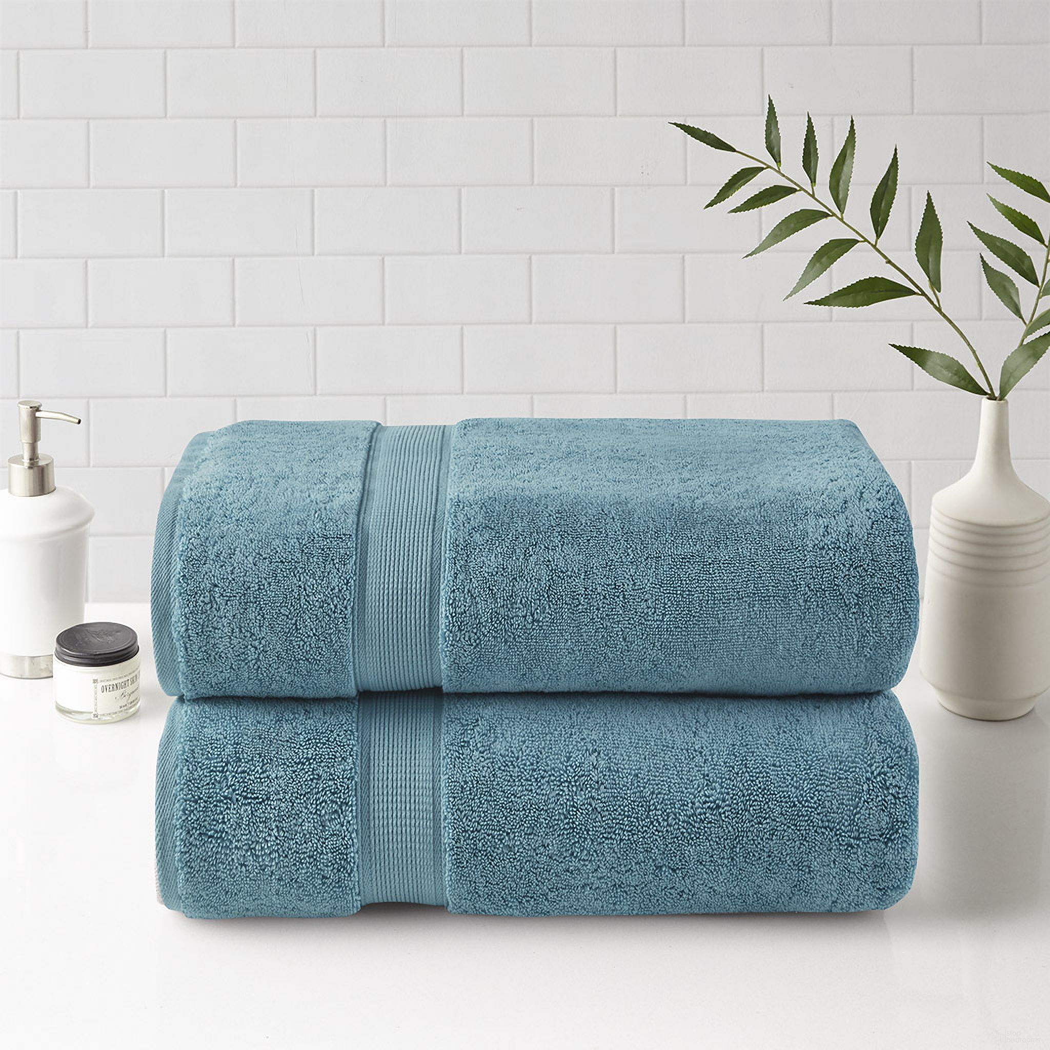 The appearance of Cotton Bath 2 Piece Sheet Set In Aqua designed by Olliix in the transitional interior design. This aqua piece of furniture was selected by 1StopBedrooms from 800gsm Collection to add a touch of cosiness and style into your home. Sku: MPS73-461. Material: Cotton.
