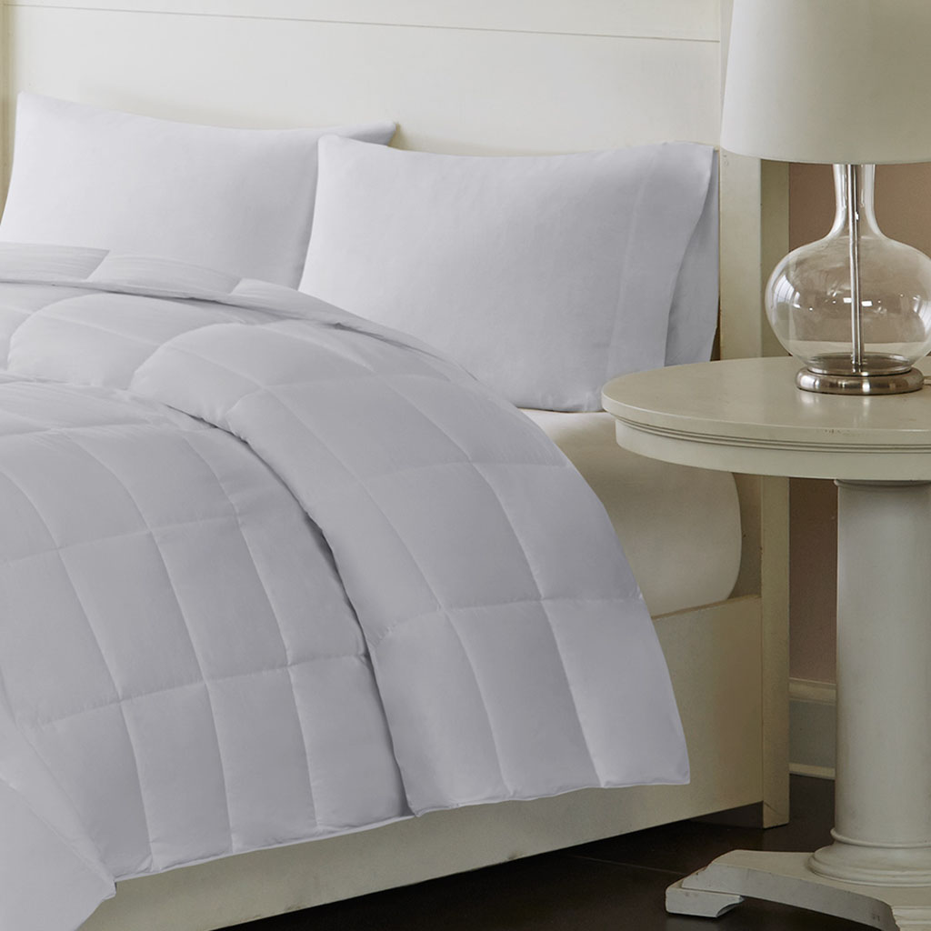 Sleep Philosophy Warmer Sateen White Down Alternative Thinsulate Comforter, King, Cotton