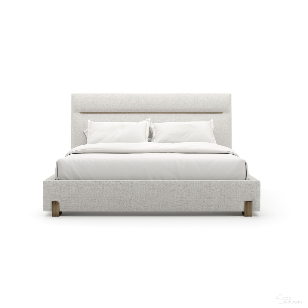 The appearance of Counter Balance King Upholstered Bed In Cream designed by Caracole in the modern / contemporary interior design. This cream piece of furniture was selected by 1StopBedrooms from Counter Balance Collection to add a touch of cosiness and style into your home. Sku: CLA-425V-122F;CLA-425V-122H;CLA-425V-122R. Material: Metal. Bed Size: King. Bed Type: Upholstered Bed.