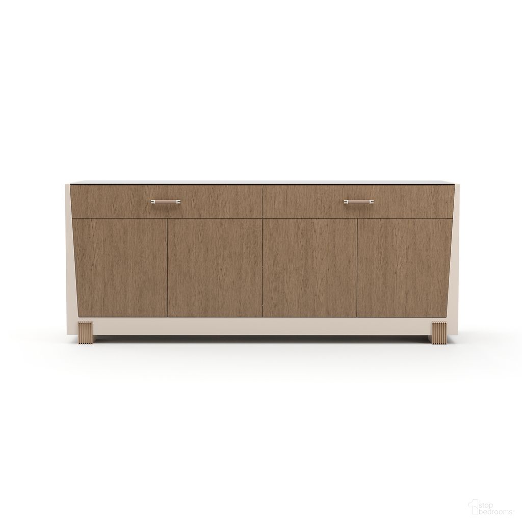 Counter Balance Sideboard In Brown/Gray/Gold