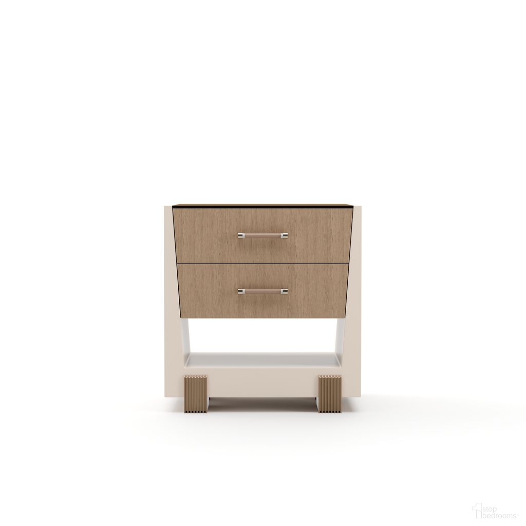 The appearance of Counter Balance Small Nightstand In Cream designed by Caracole in the modern / contemporary interior design. This cream piece of furniture was selected by 1StopBedrooms from Counter Balance Collection to add a touch of cosiness and style into your home. Sku: CLA-425V-066. Material: Metal.