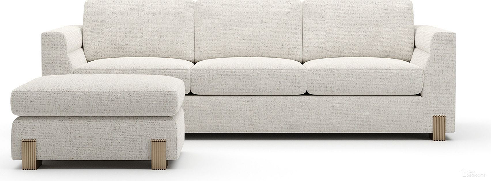 The appearance of Counter Balance Small Right Chaise Sectional In Cream designed by Caracole in the modern / contemporary interior design. This cream piece of furniture was selected by 1StopBedrooms from Counter Balance Collection to add a touch of cosiness and style into your home. Sku: UPH-022-012-A;UPH-425V-044-A. Material: Woven.