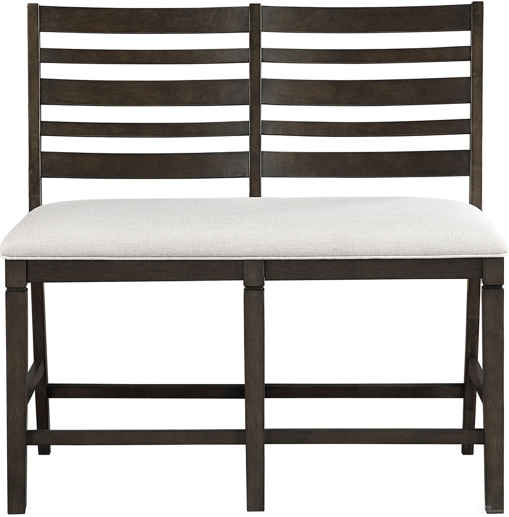 The appearance of Victoria Counter Height Bench In Brown designed by Homelegance in the transitional interior design. This brown piece of furniture was selected by 1StopBedrooms from Victoria Collection to add a touch of cosiness and style into your home. Sku: 6023-24BH. Material: Wood.