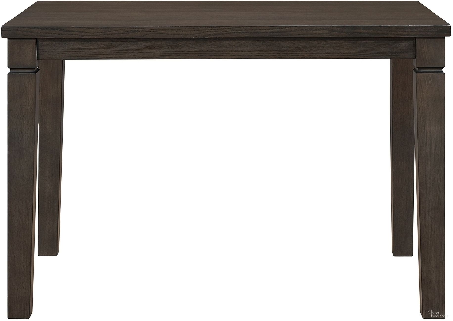 The appearance of Victoria Counter Height Table In Brown designed by Homelegance in the transitional interior design. This brown piece of furniture was selected by 1StopBedrooms from Victoria Collection to add a touch of cosiness and style into your home. Sku: 6023-36. Table Base Style: Legs. Material: Wood. Table Top Shape: Rectangular. Size: 54" x 36".