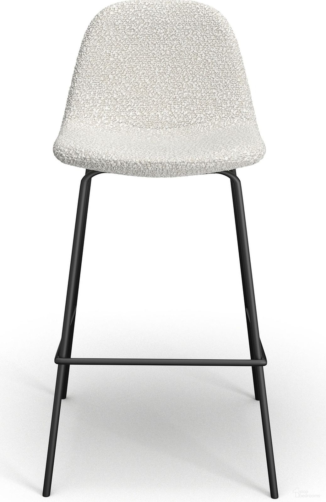 The appearance of Counter Stools Set of 2 In White Boucle designed by Aeon in the modern / contemporary interior design. This white piece of furniture was selected by 1StopBedrooms from Maxine Collection to add a touch of cosiness and style into your home. Sku: AE9013-Counter-1-WhiteBoucle. Material: Plywood.