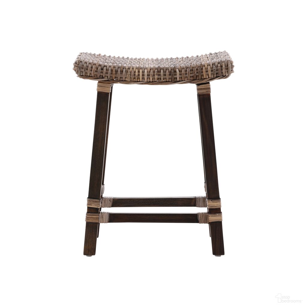 The appearance of Country Woven Kubu Counter Stool designed by Furniture Classics in the country / farmhouse interior design. This piece of furniture was selected by 1StopBedrooms from Country Collection to add a touch of cosiness and style into your home. Sku: 18-05DG. Material: Mahogany.