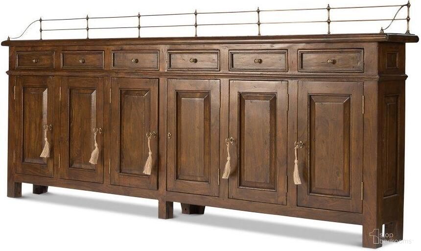 The appearance of Covent Walnut Brown Garden Sideboard designed by Sarreid in the traditional interior design. This brown piece of furniture  was selected by 1StopBedrooms from Covent Collection to add a touch of cosiness and style into your home. Sku: 25295-3.