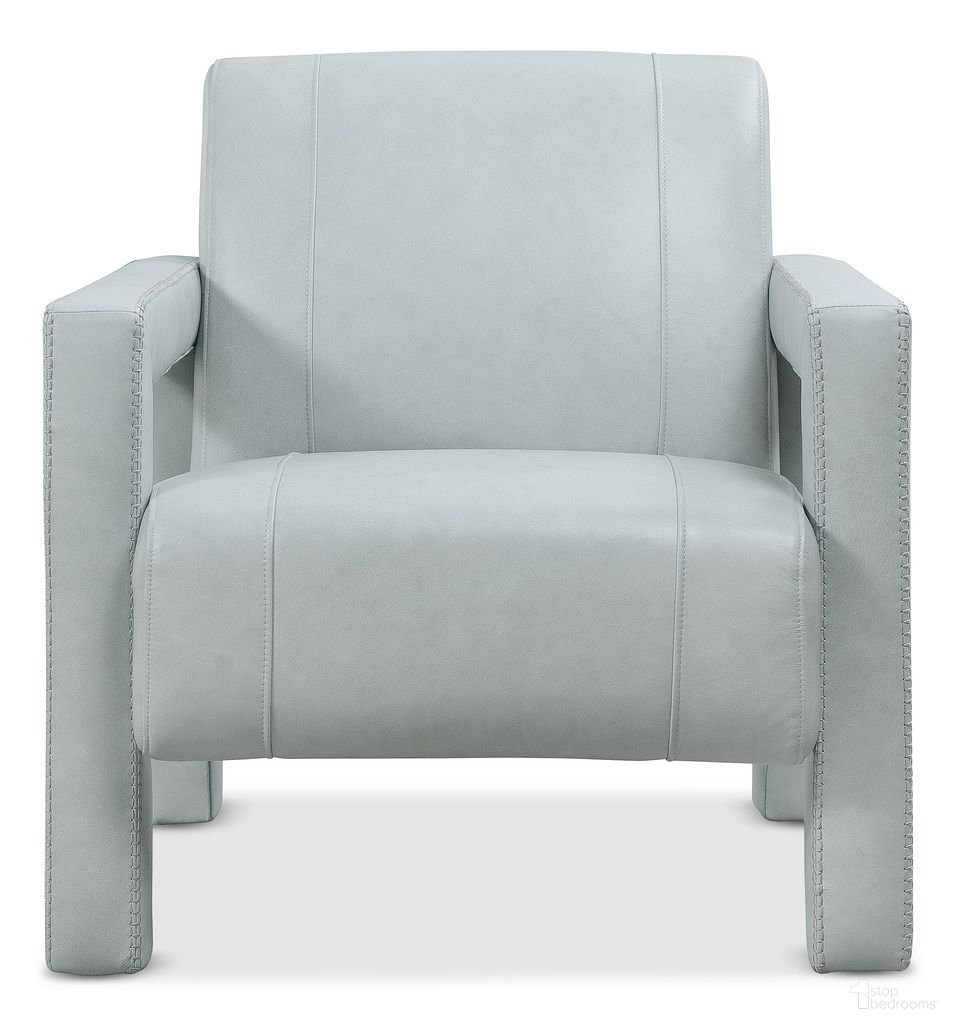 The appearance of Covette Accent Chair In Blue designed by Hooker in the modern / contemporary interior design. This blue piece of furniture was selected by 1StopBedrooms from CC Collection to add a touch of cosiness and style into your home. Sku: CC841-040. Material: Leather.