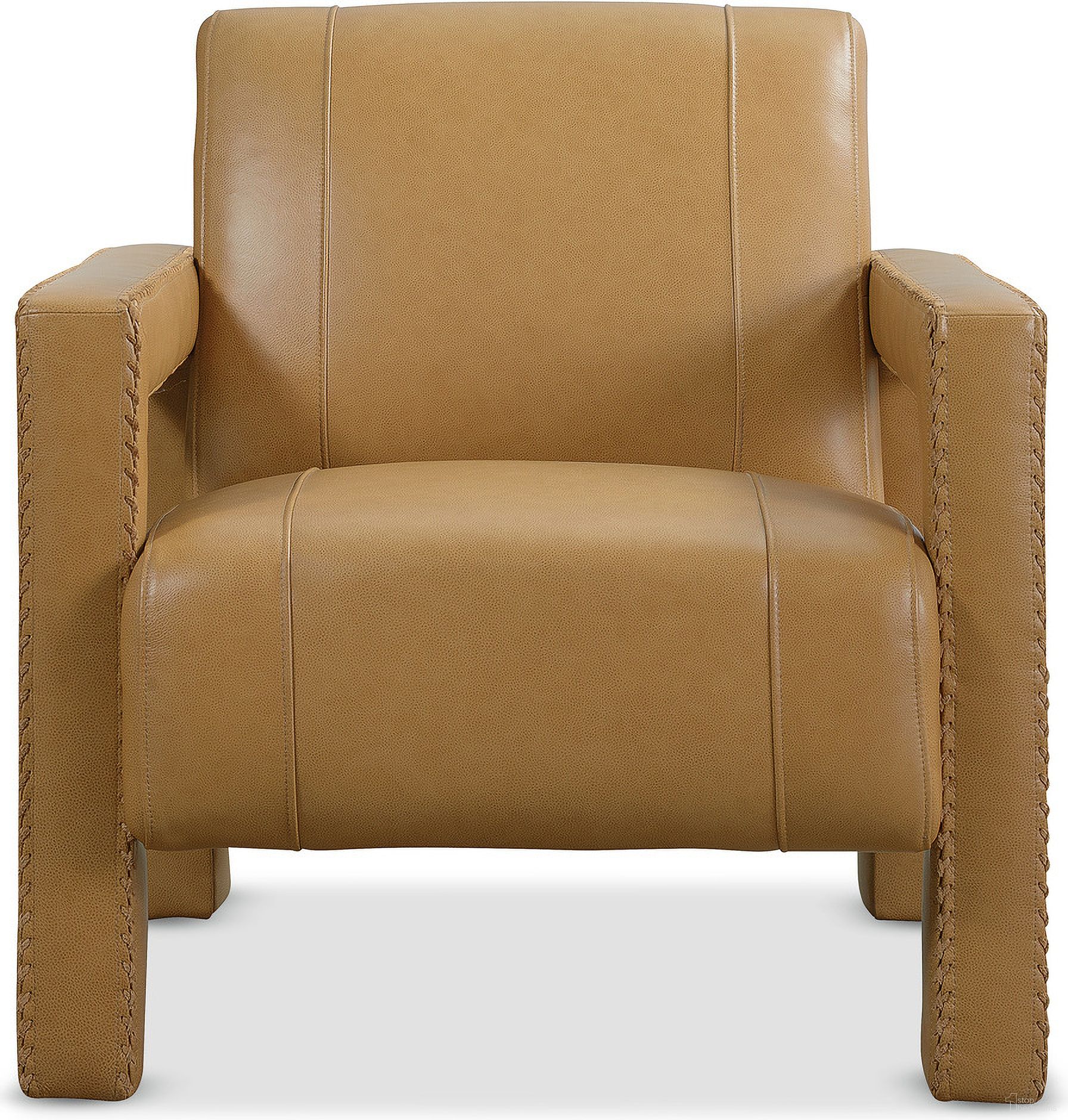 The appearance of Covette Accent Chair In Brown designed by Hooker in the modern / contemporary interior design. This brown piece of furniture was selected by 1StopBedrooms from CC Collection to add a touch of cosiness and style into your home. Sku: CC842-080. Material: Leather.