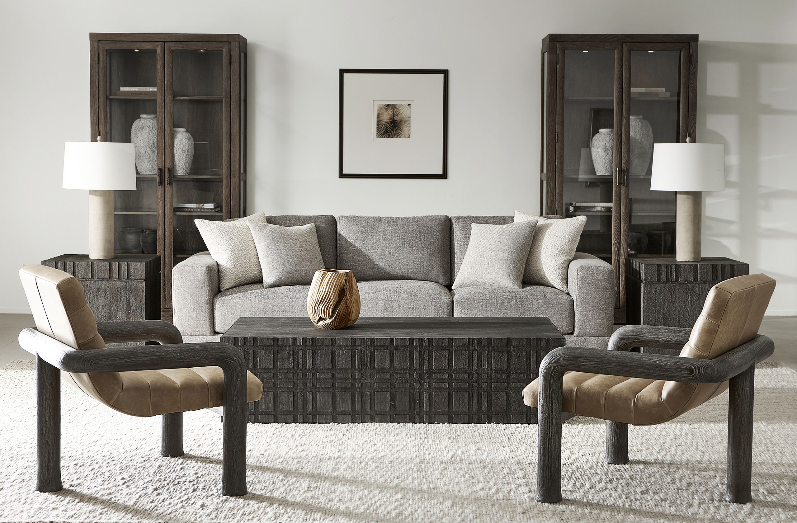 The appearance of Cowley Occasional Table Set In Dark Brown designed by Bernhardt in the transitional interior design. This dark brown piece of furniture  was selected by 1StopBedrooms from Cowley Collection to add a touch of cosiness and style into your home. Sku: 529019;529129. Material: Wood.