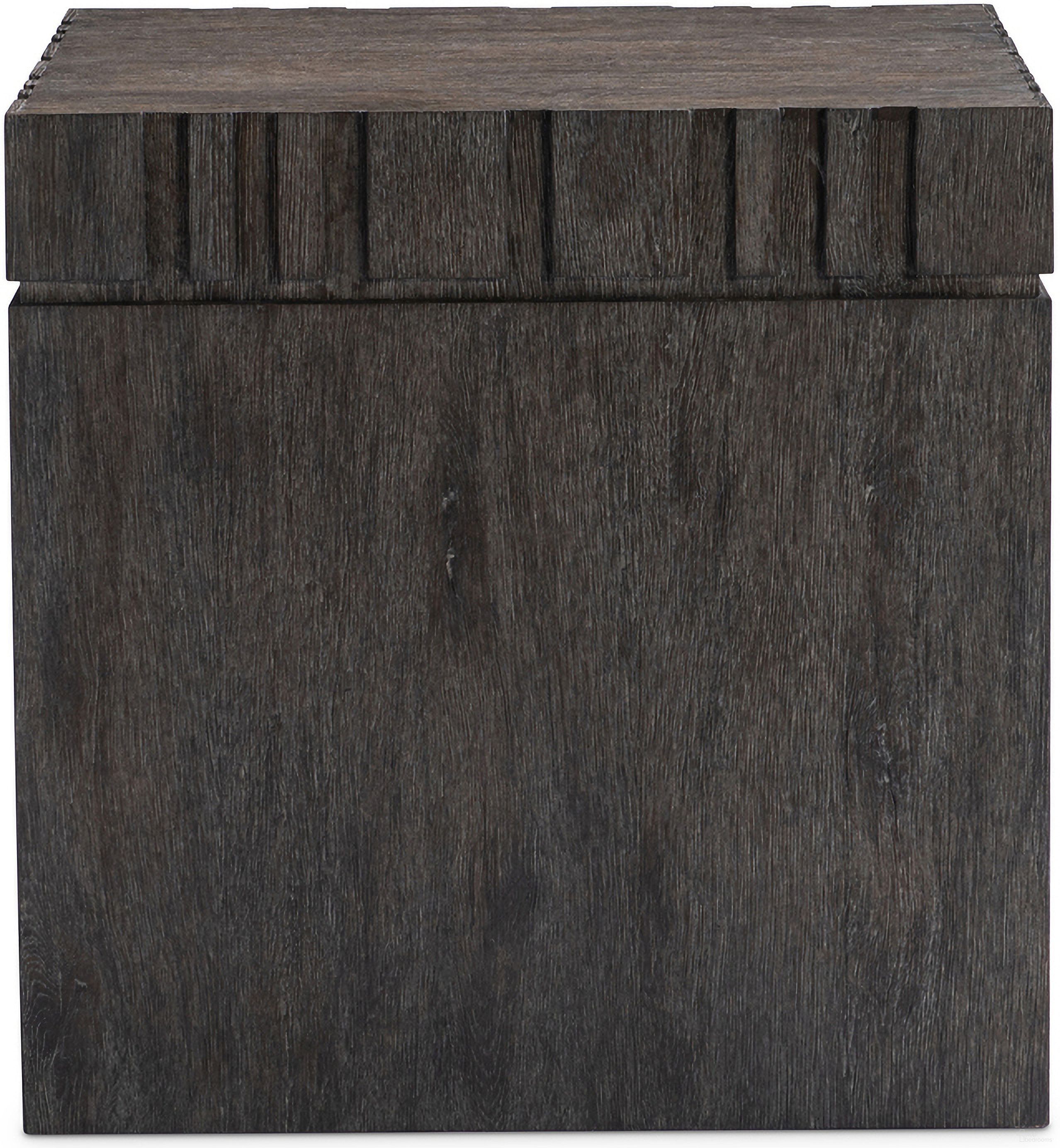 The appearance of Cowley Side Table In Dark Brown designed by Bernhardt in the transitional interior design. This dark brown piece of furniture  was selected by 1StopBedrooms from Cowley Collection to add a touch of cosiness and style into your home. Sku: 529129. Material: Wood.