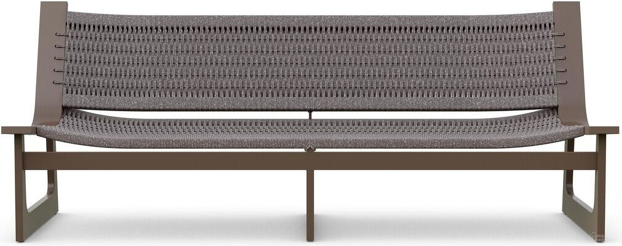 The appearance of Cozumel 3 Seat Sofa In Matte Bronze designed by Azzurro Living in the transitional interior design. This matte bronze piece of furniture was selected by 1StopBedrooms from Cozumel Collection to add a touch of cosiness and style into your home. Sku: COZ-TR19S3. Material: Aluminum.