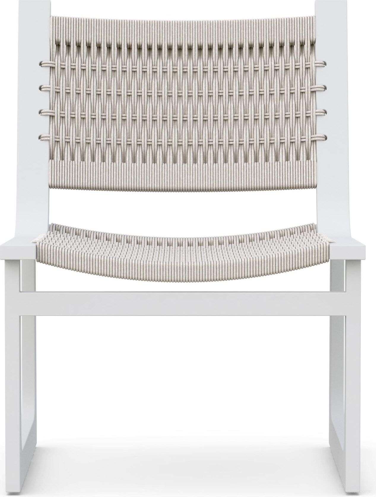 The appearance of Cozumel Dining Chair Set of 2 In Matte White designed by Azzurro Living in the transitional interior design. This matte white piece of furniture was selected by 1StopBedrooms from Cozumel Collection to add a touch of cosiness and style into your home. Sku: COZ-TR17D-Q2. Material: Aluminum.