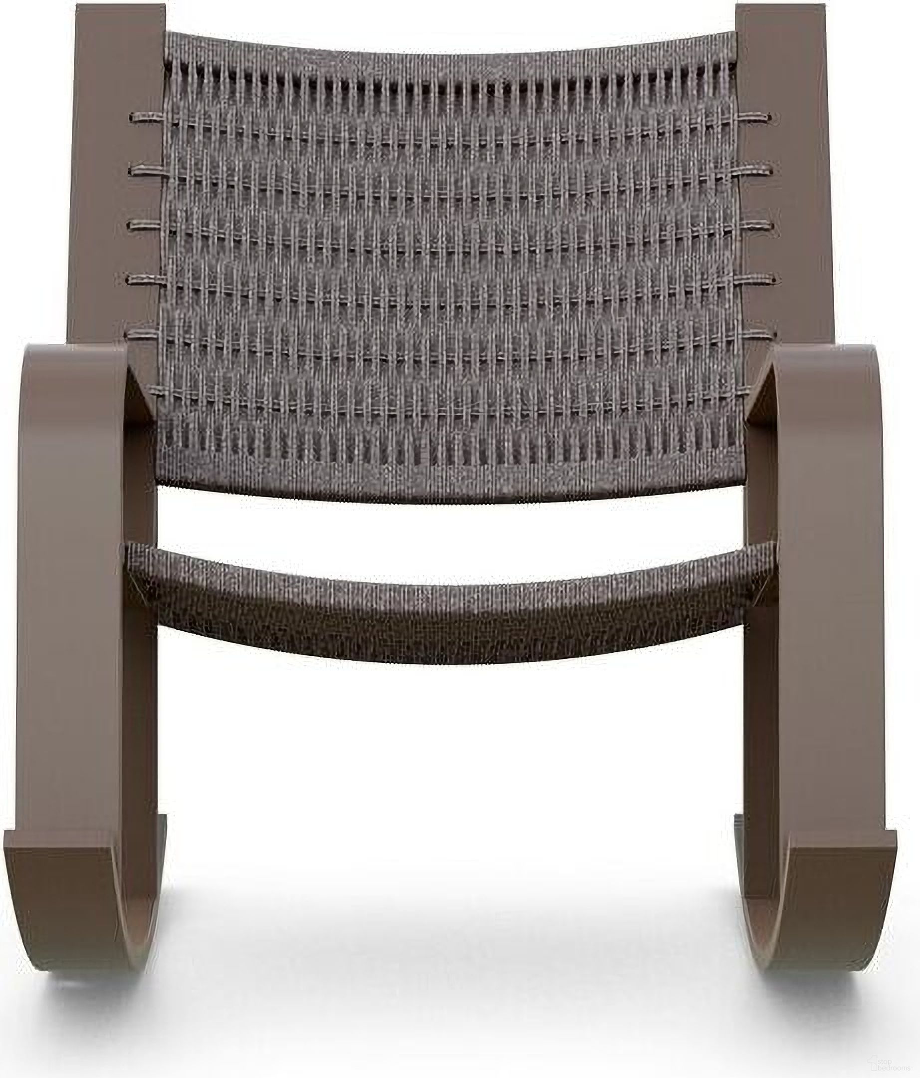The appearance of Cozumel Rocking Chair In Matte Bronze designed by Azzurro Living in the transitional interior design. This matte bronze piece of furniture was selected by 1StopBedrooms from Cozumel Collection to add a touch of cosiness and style into your home. Sku: COZ-TR19RC. Material: Aluminum.