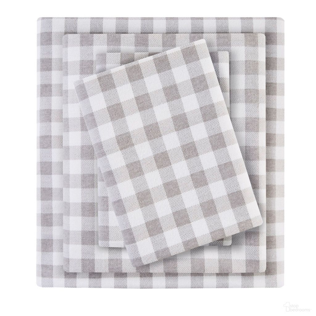 The appearance of Cozy Cotton Flannel Printed Sheet Set In Gray Herringbone designed by Olliix in the transitional interior design. This gray herringbone piece of furniture was selected by 1StopBedrooms from Cozy Cotton Flannel Collection to add a touch of cosiness and style into your home. Sku: TN20-0573. Bed Size: King. Material: Cotton.